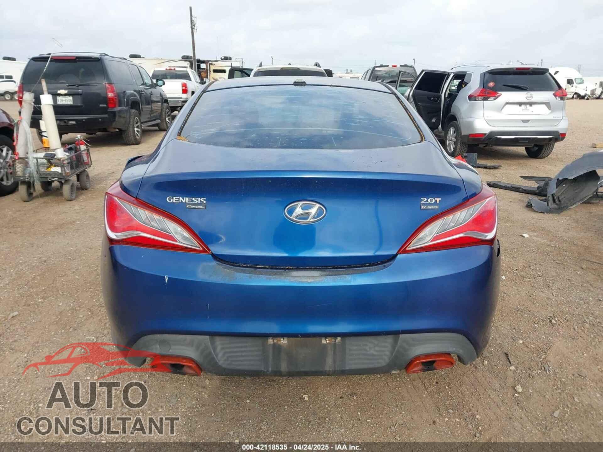 HYUNDAI GENESIS 2014 - KMHHT6KD9EU118623