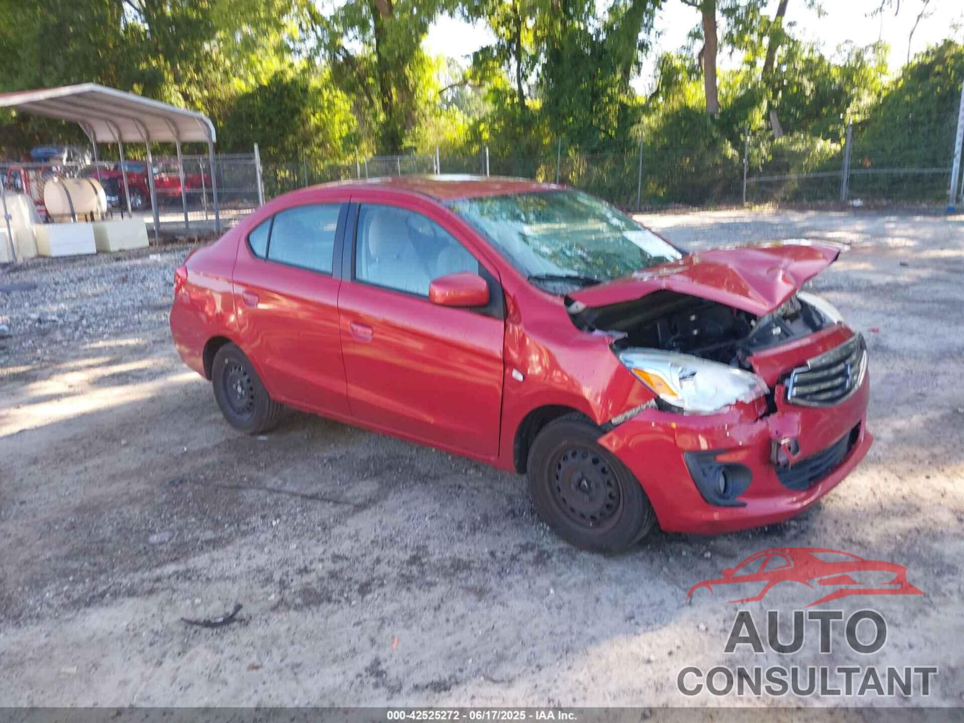 MITSUBISHI MIRAGE 2017 - ML32F3FJ0HHF07010