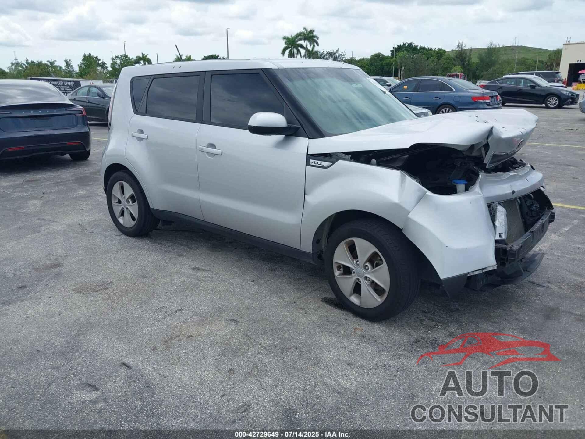 KIA SOUL 2016 - KNDJN2A20G7843635