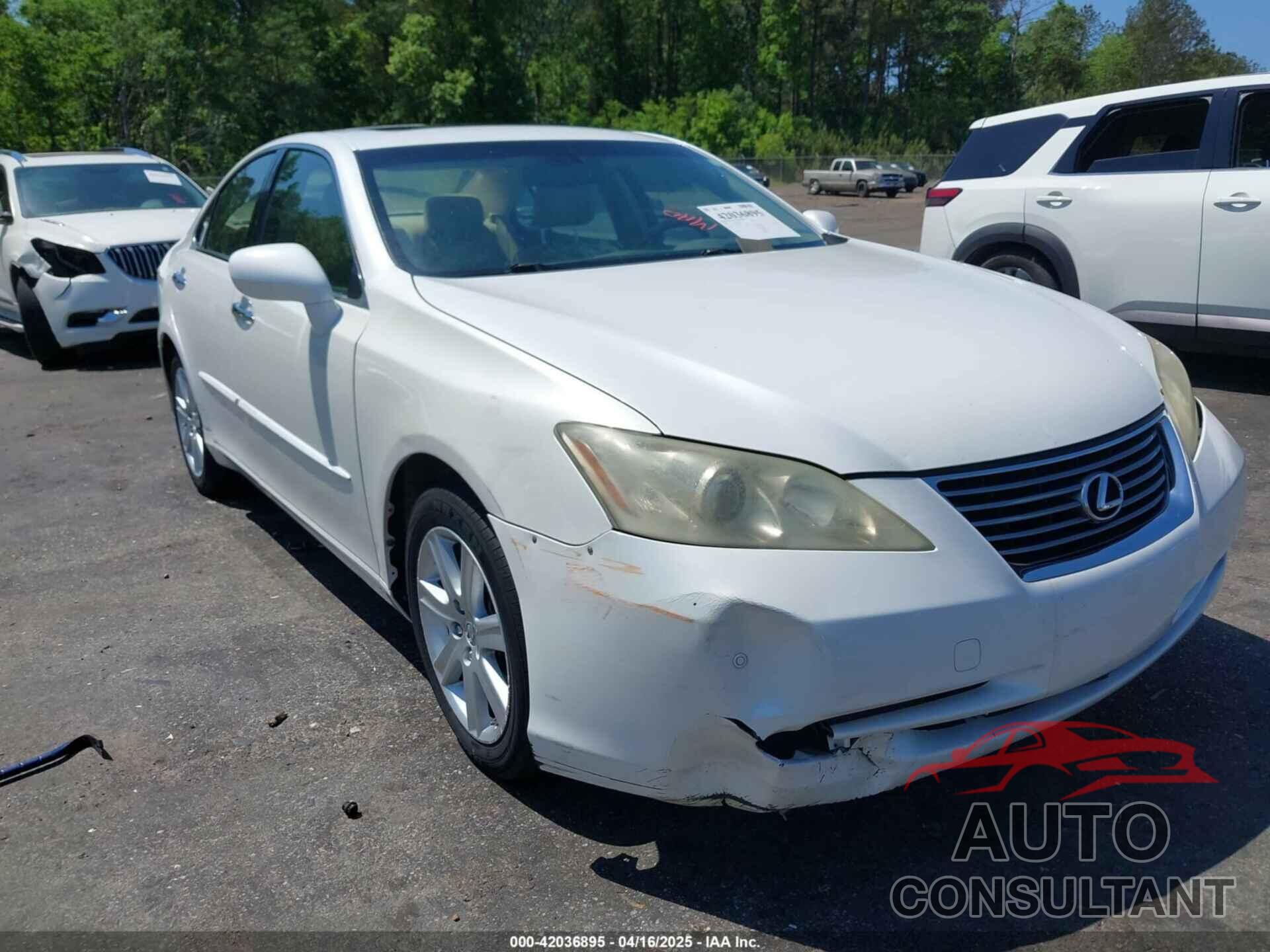 LEXUS ES 350 2009 - JTHBJ46G392288162