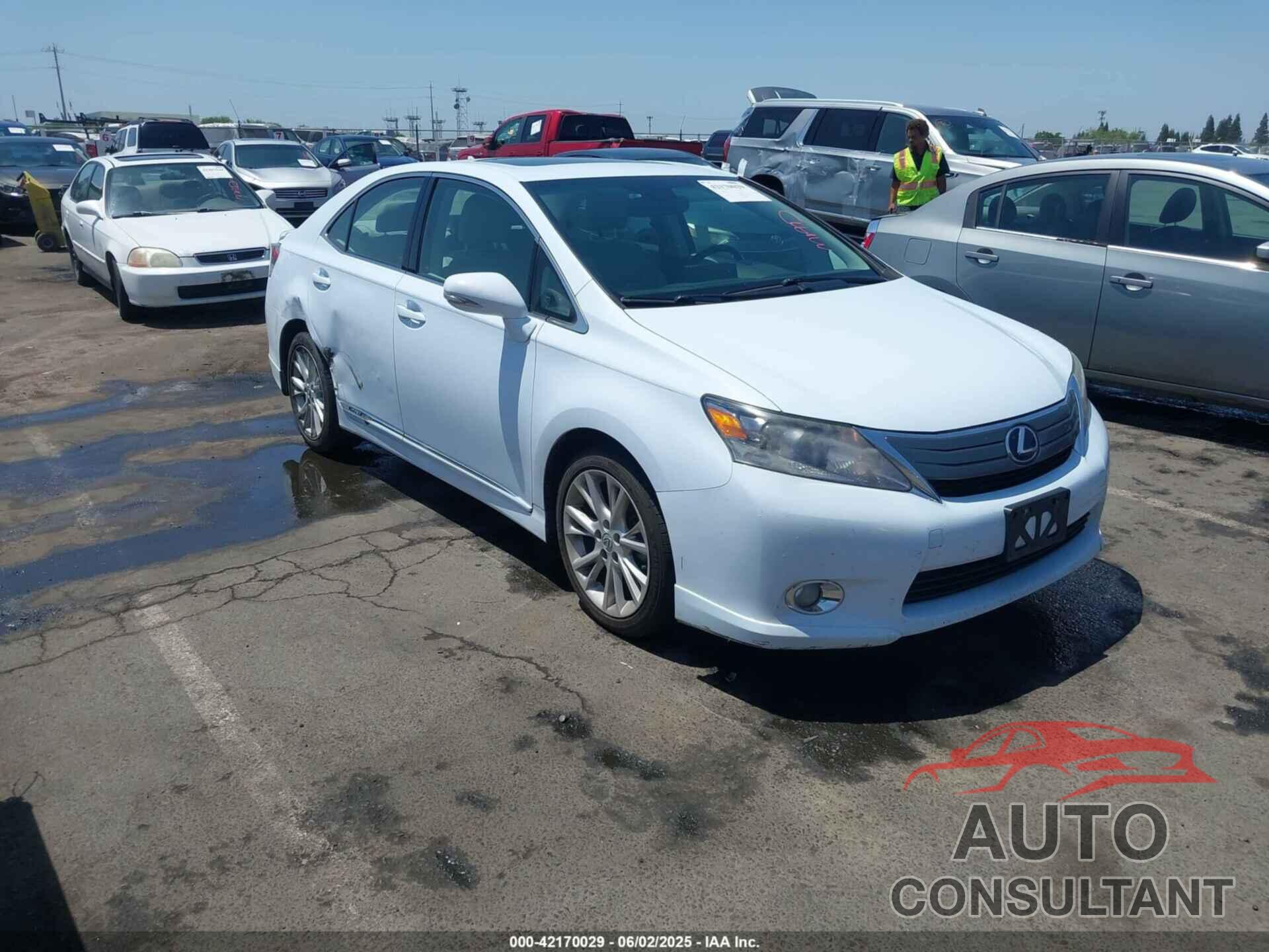 LEXUS HS 250H 2010 - JTHBB1BA8A2016935