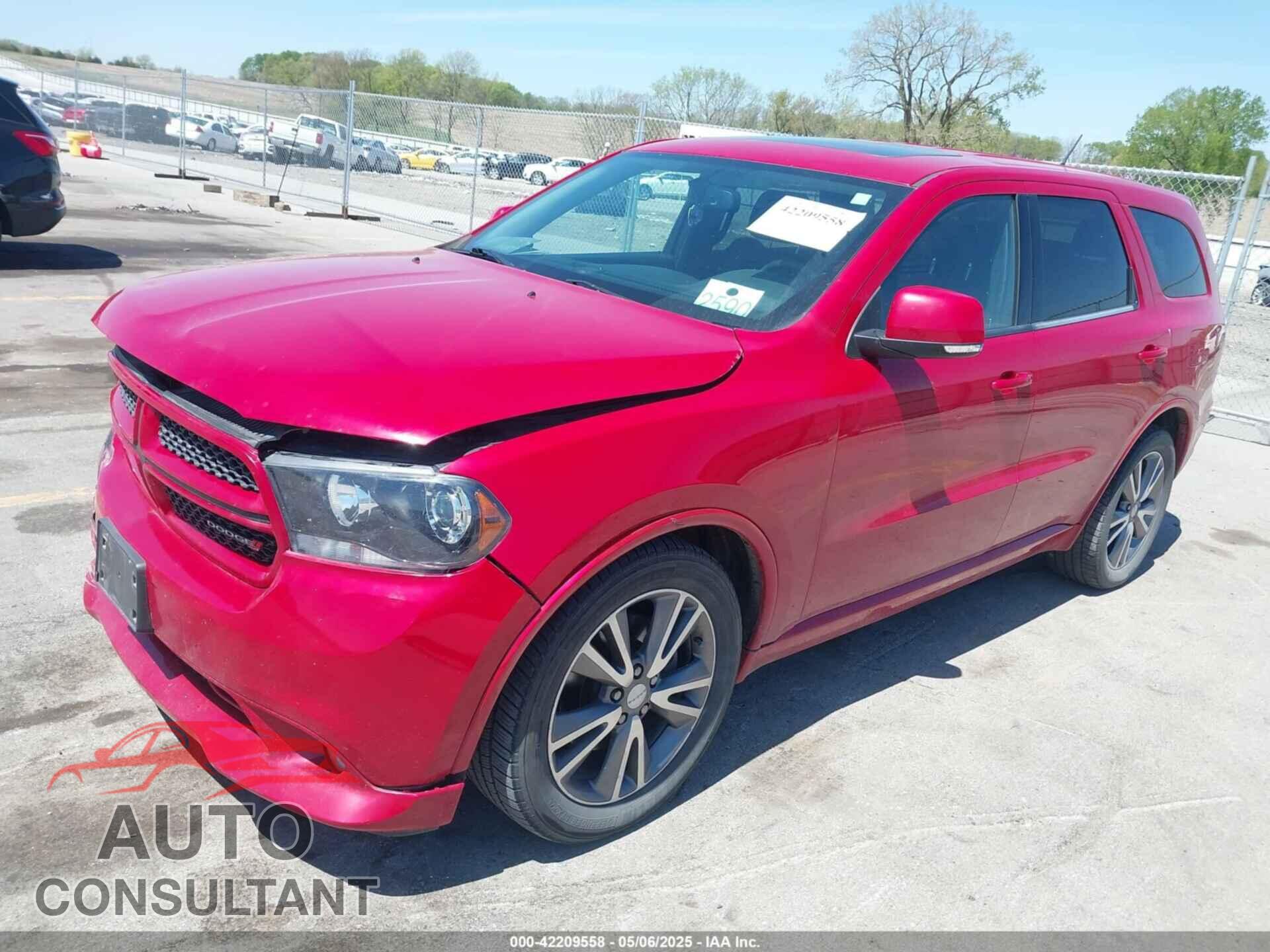 DODGE DURANGO 2013 - 1C4SDJCTXDC697240