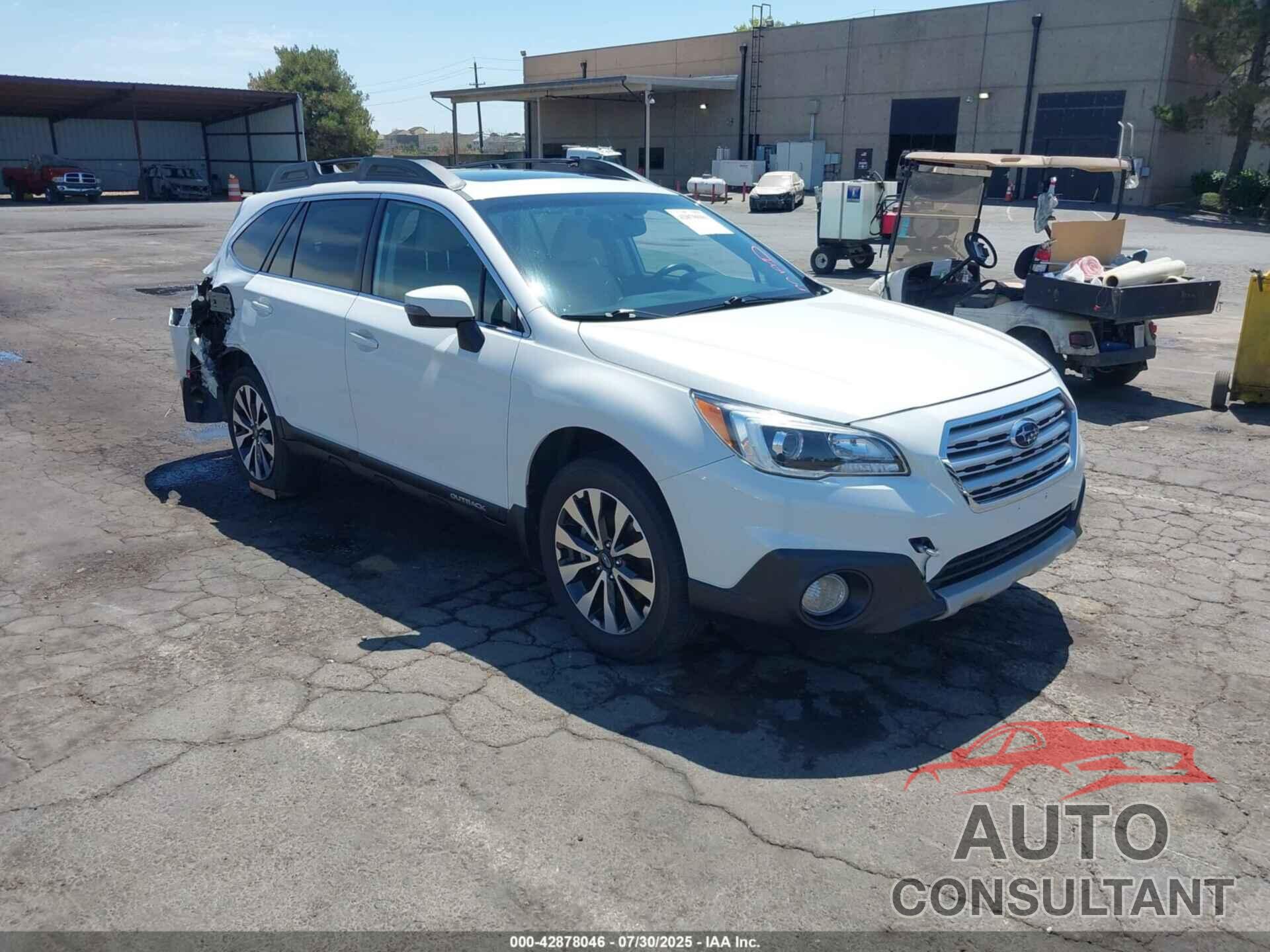 SUBARU OUTBACK 2016 - 4S4BSANC1G3249875