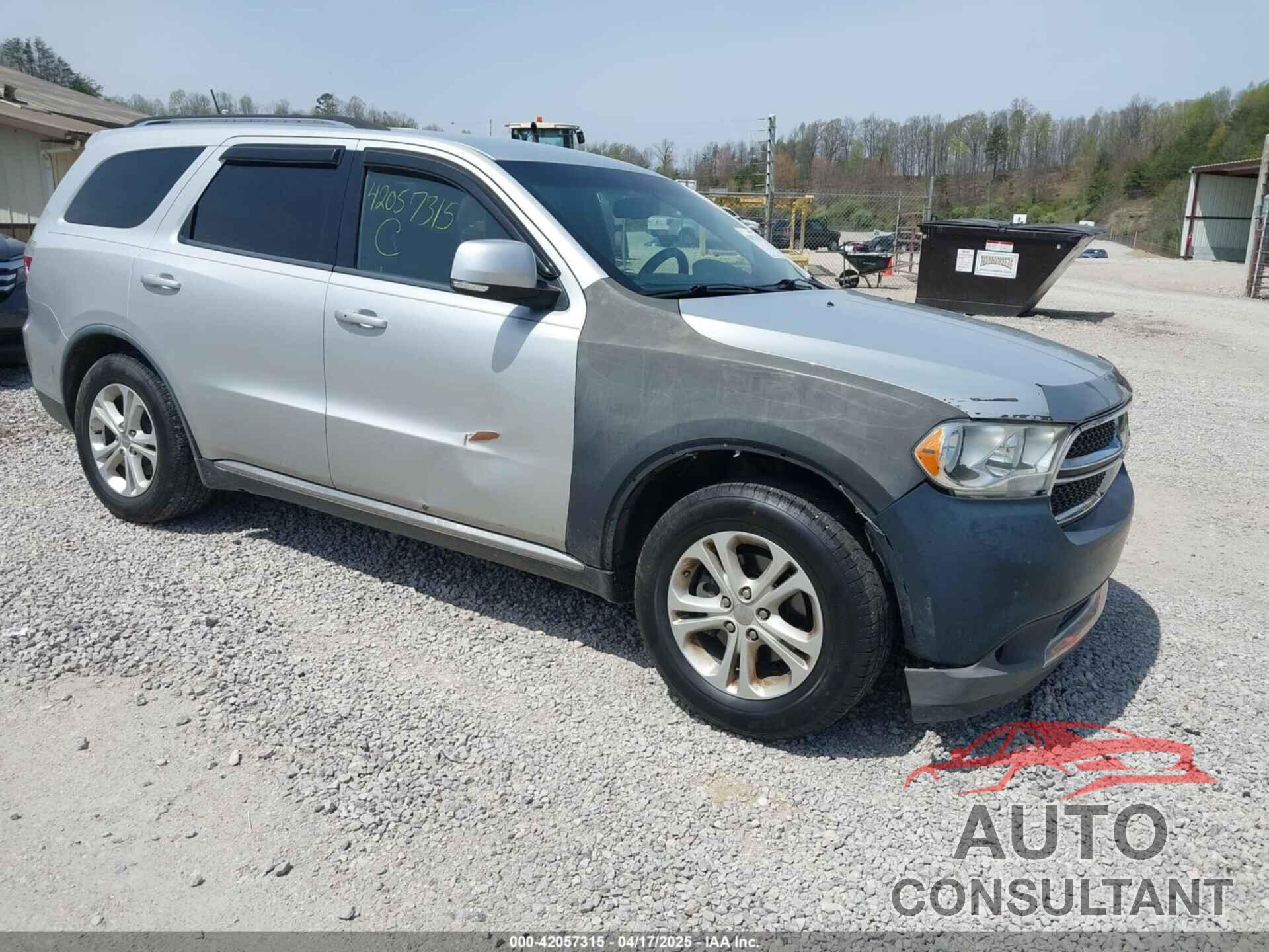 DODGE DURANGO 2011 - 1D4RE4GG1BC650639