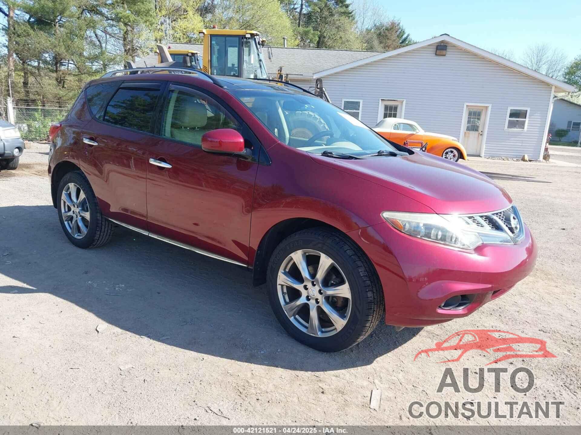 NISSAN MURANO 2012 - JN8AZ1MW5CW200604