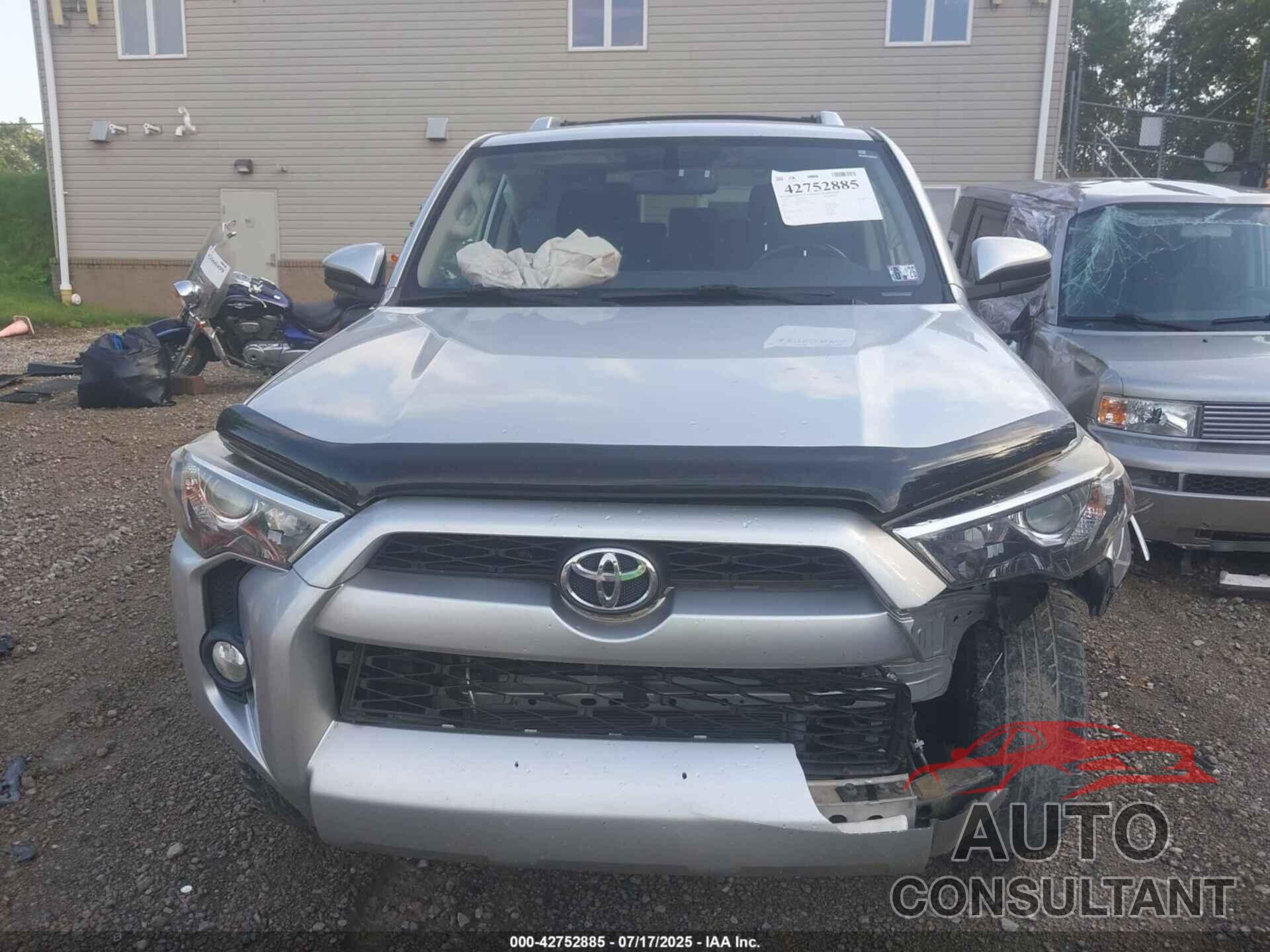 TOYOTA 4RUNNER 2016 - JTEBU5JR3G5306416
