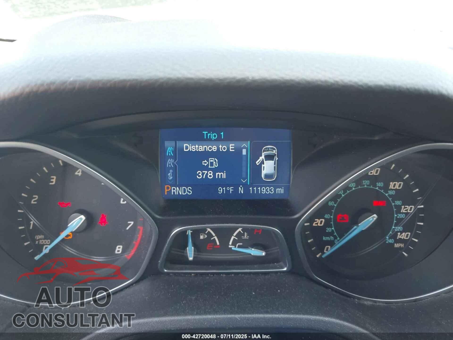 FORD FOCUS 2013 - 1FADP3F20DL336846