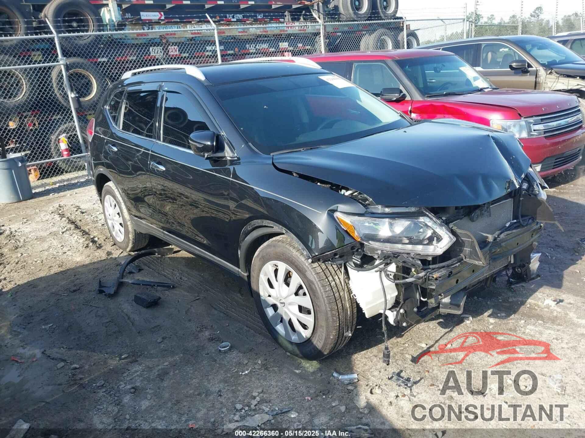 NISSAN ROGUE 2016 - KNMAT2MT4GP614546