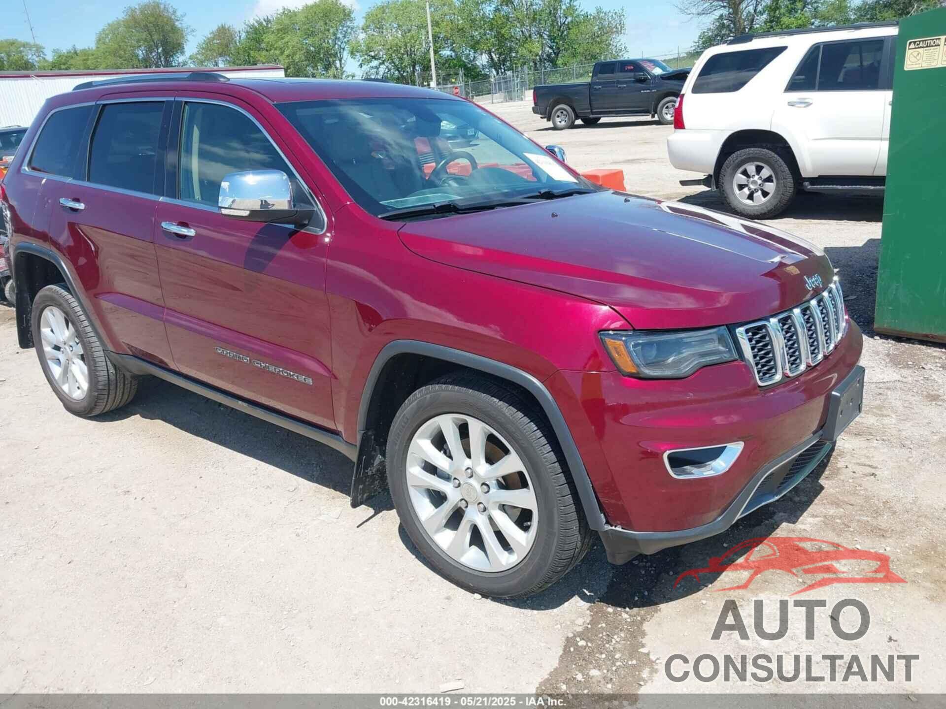 JEEP GRAND CHEROKEE 2017 - 1C4RJFBG2HC863927