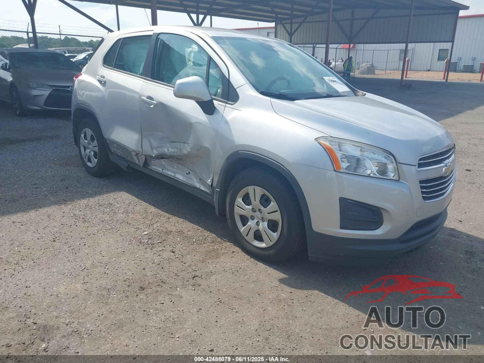 CHEVROLET TRAX 2015 - 3GNCJKSB1FL225406