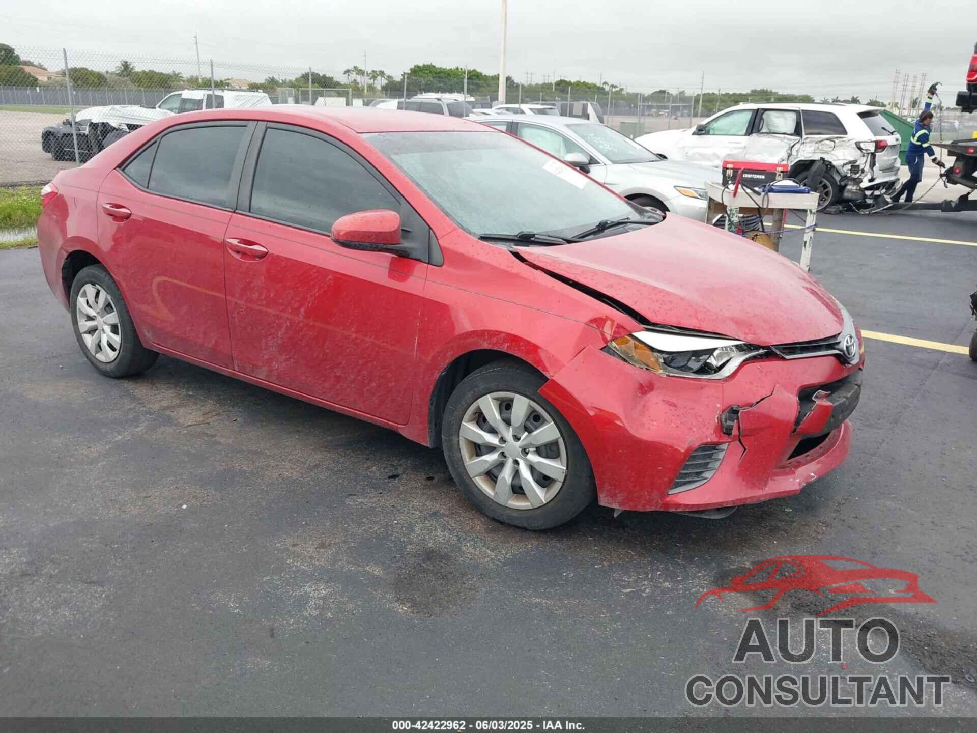 TOYOTA COROLLA 2015 - 2T1BURHEXFC232346