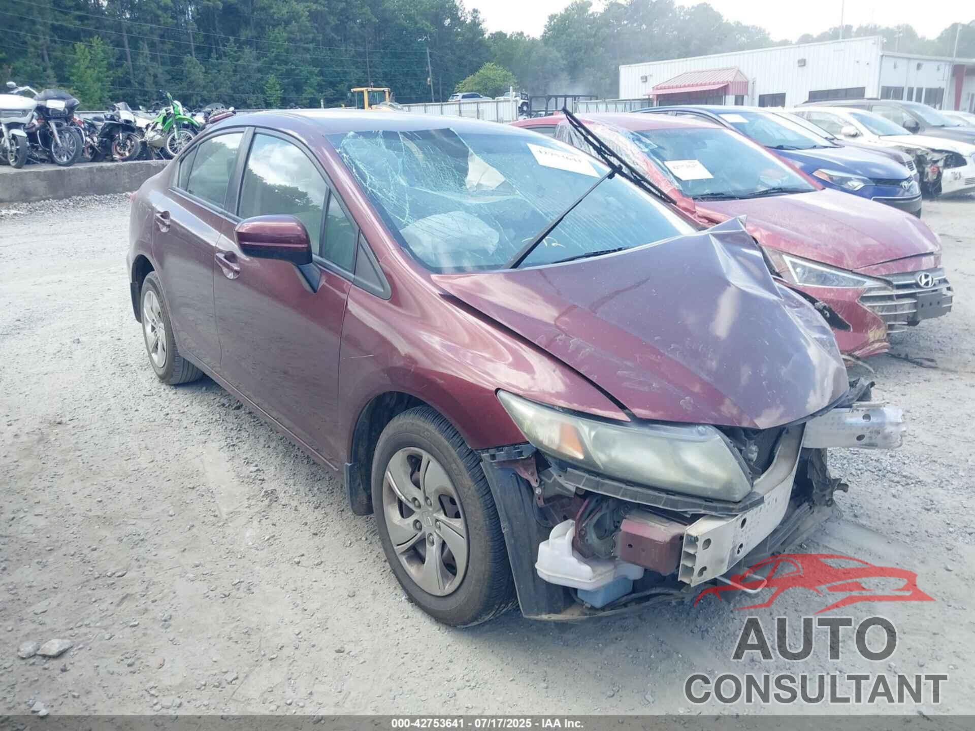 HONDA CIVIC 2014 - 19XFB2F57EE075649