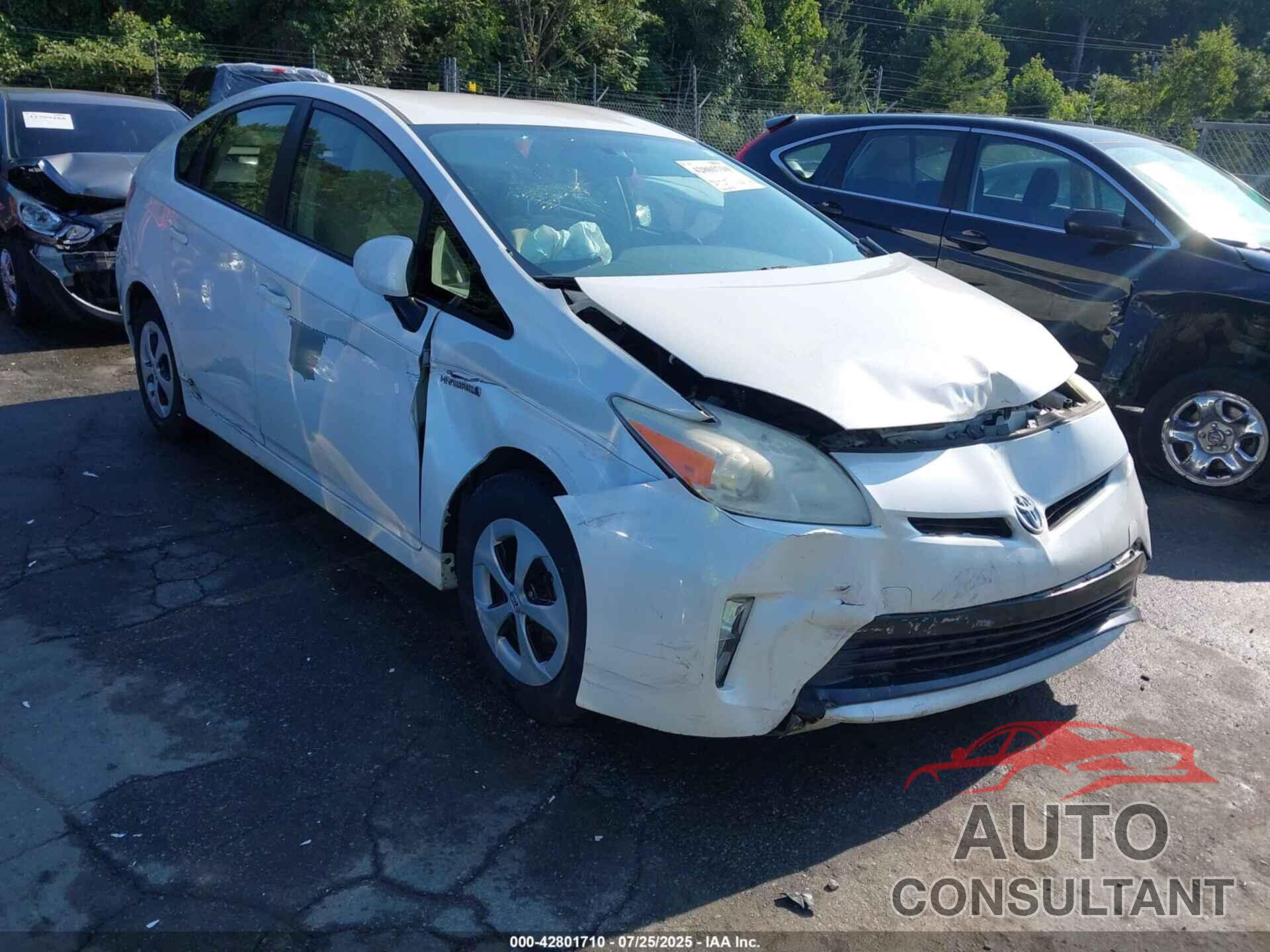 TOYOTA PRIUS 2012 - JTDKN3DU5C5418327