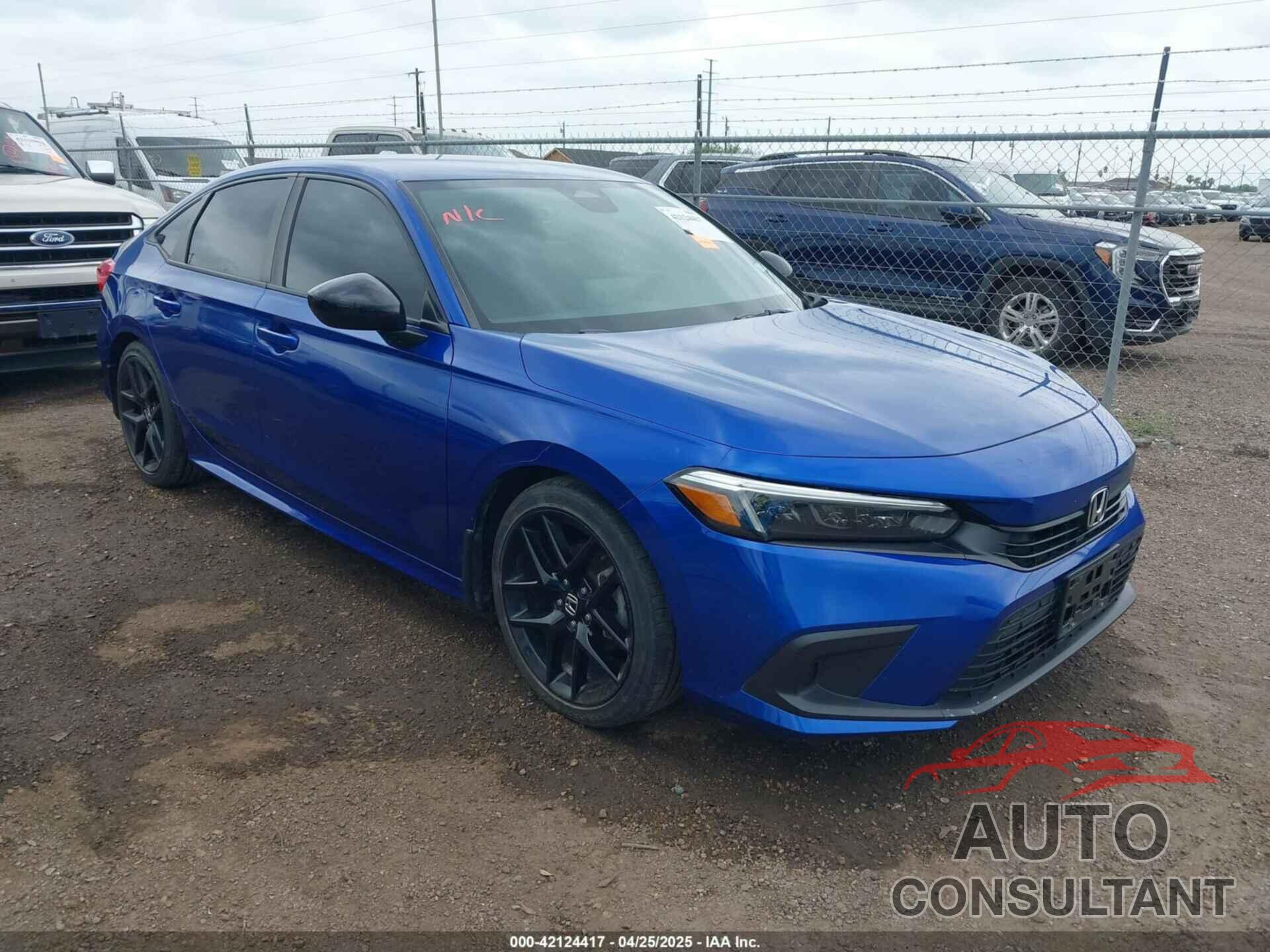 HONDA CIVIC 2022 - 2HGFE2F52NH555241