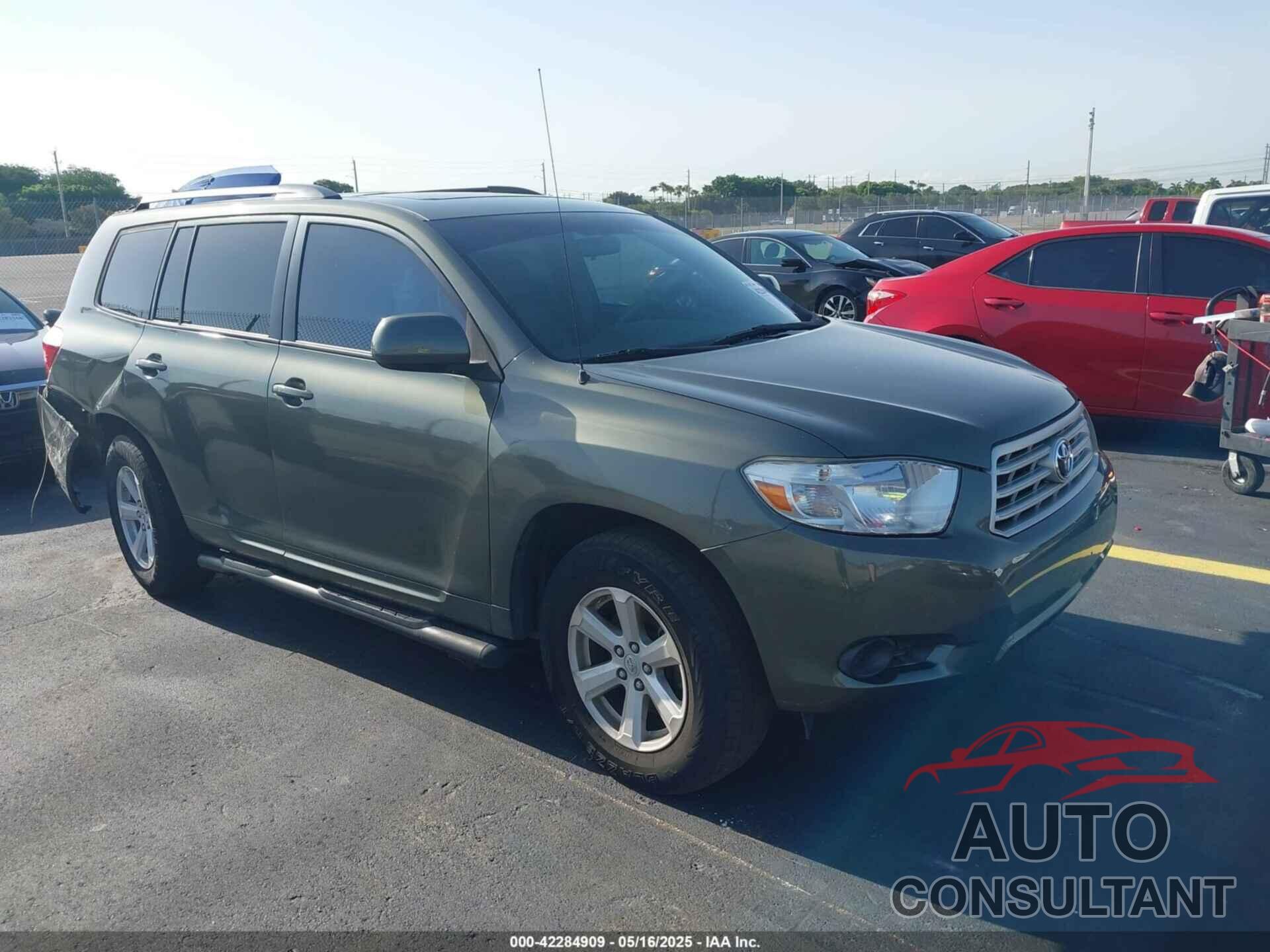 TOYOTA HIGHLANDER 2010 - 5TDZK3EH0AS002489