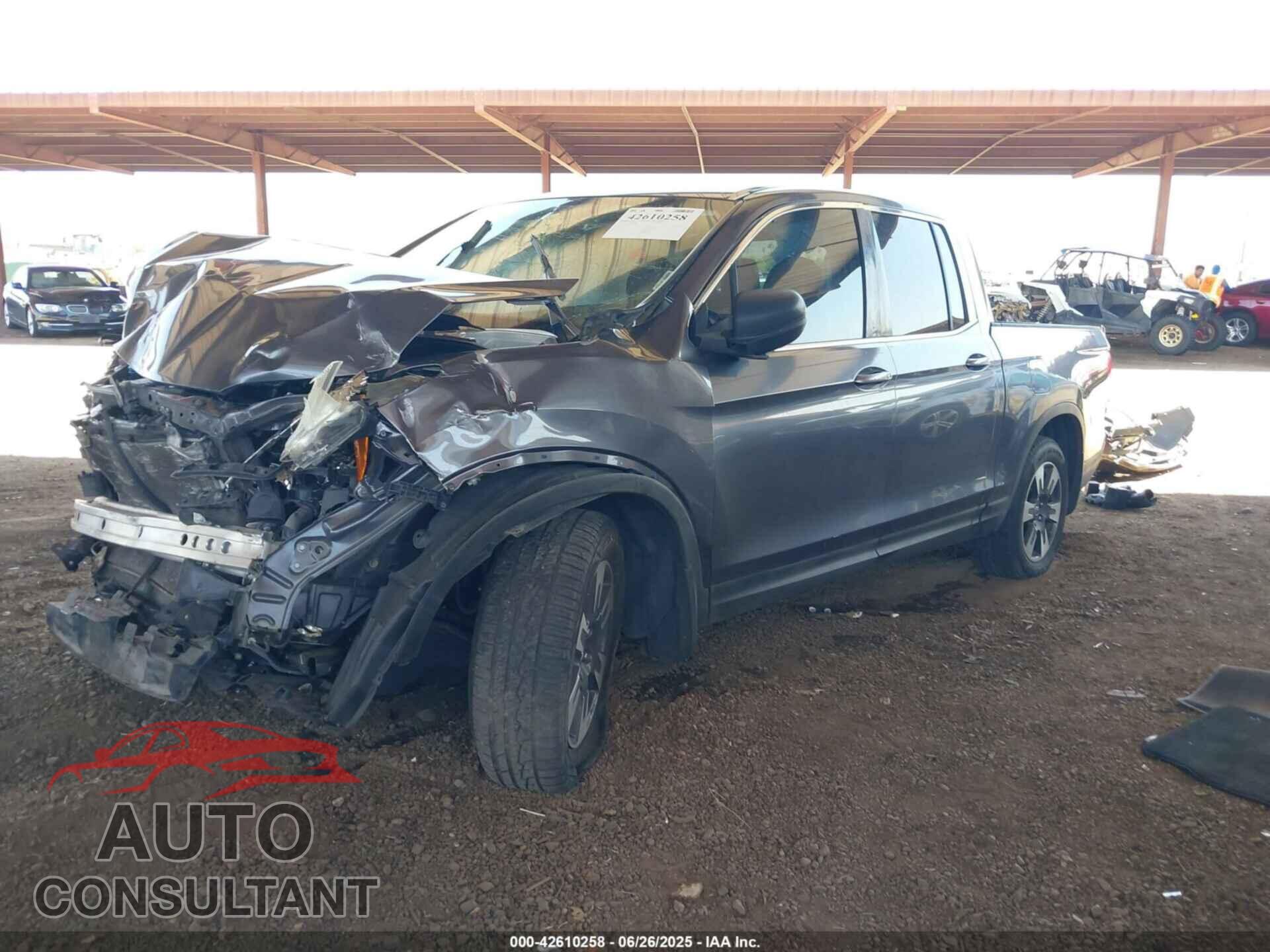 HONDA RIDGELINE 2017 - 5FPYK2F53HB001854