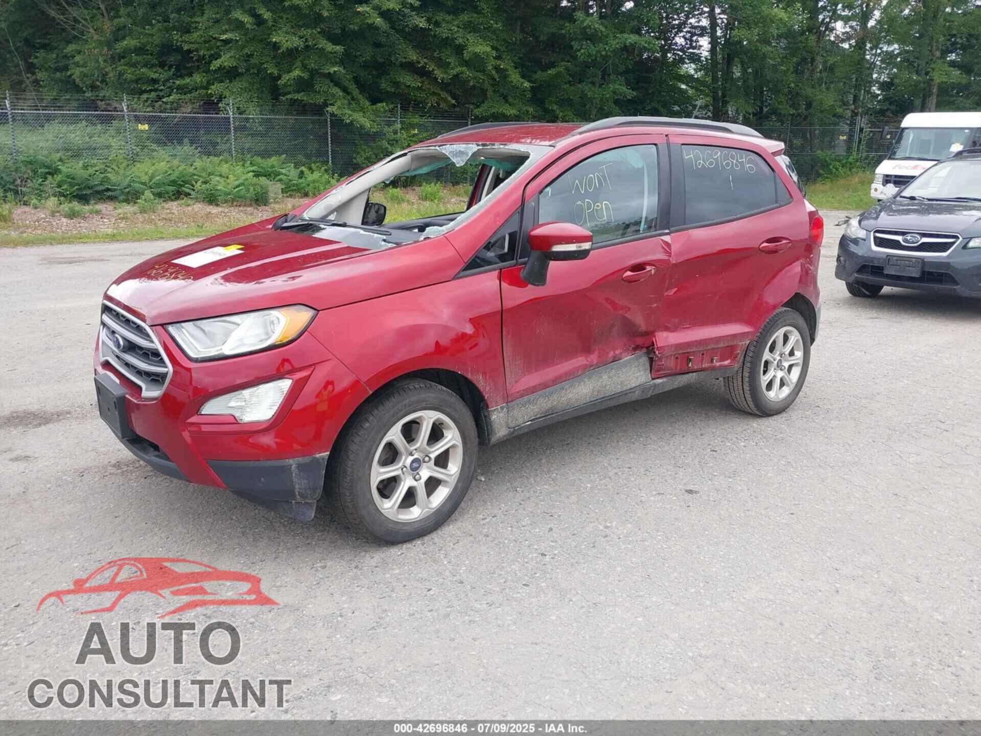 FORD ECOSPORT 2019 - MAJ3S2GE3KC260081