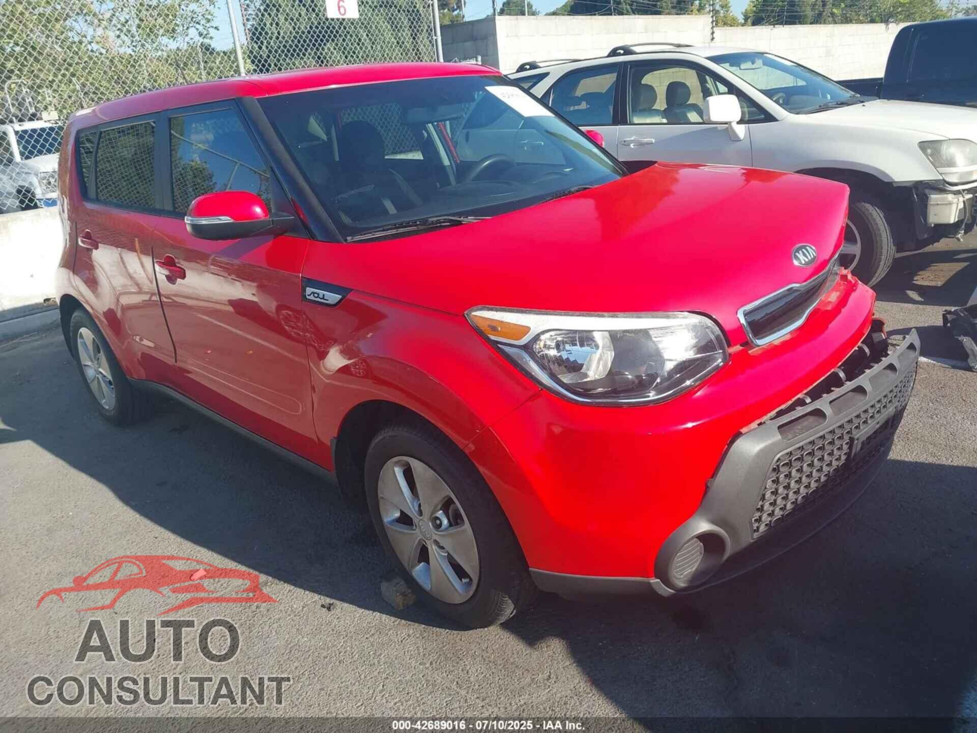 KIA SOUL 2014 - KNDJP3A53E7729250