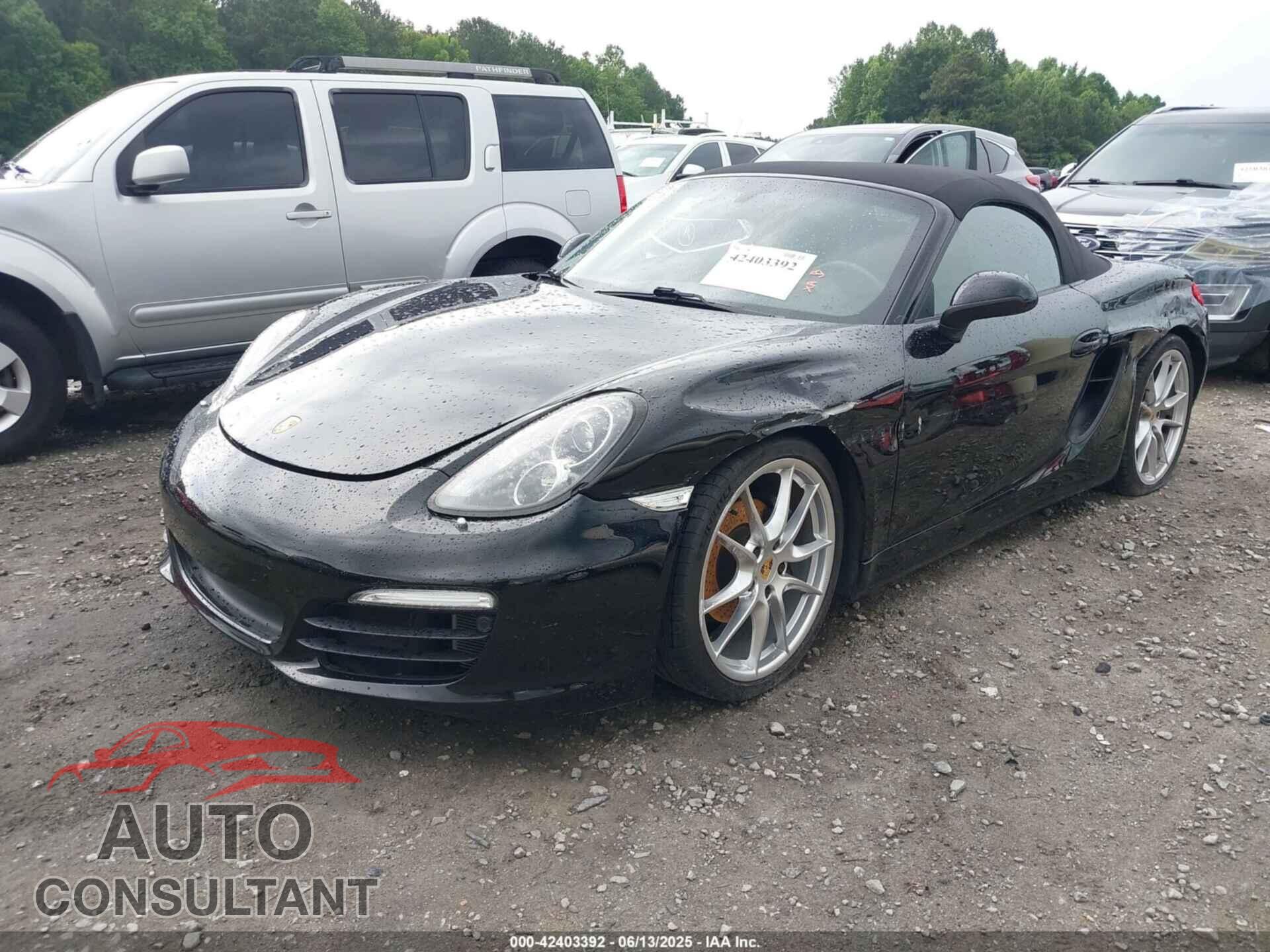PORSCHE BOXSTER 2016 - WP0CA2A80GS120809
