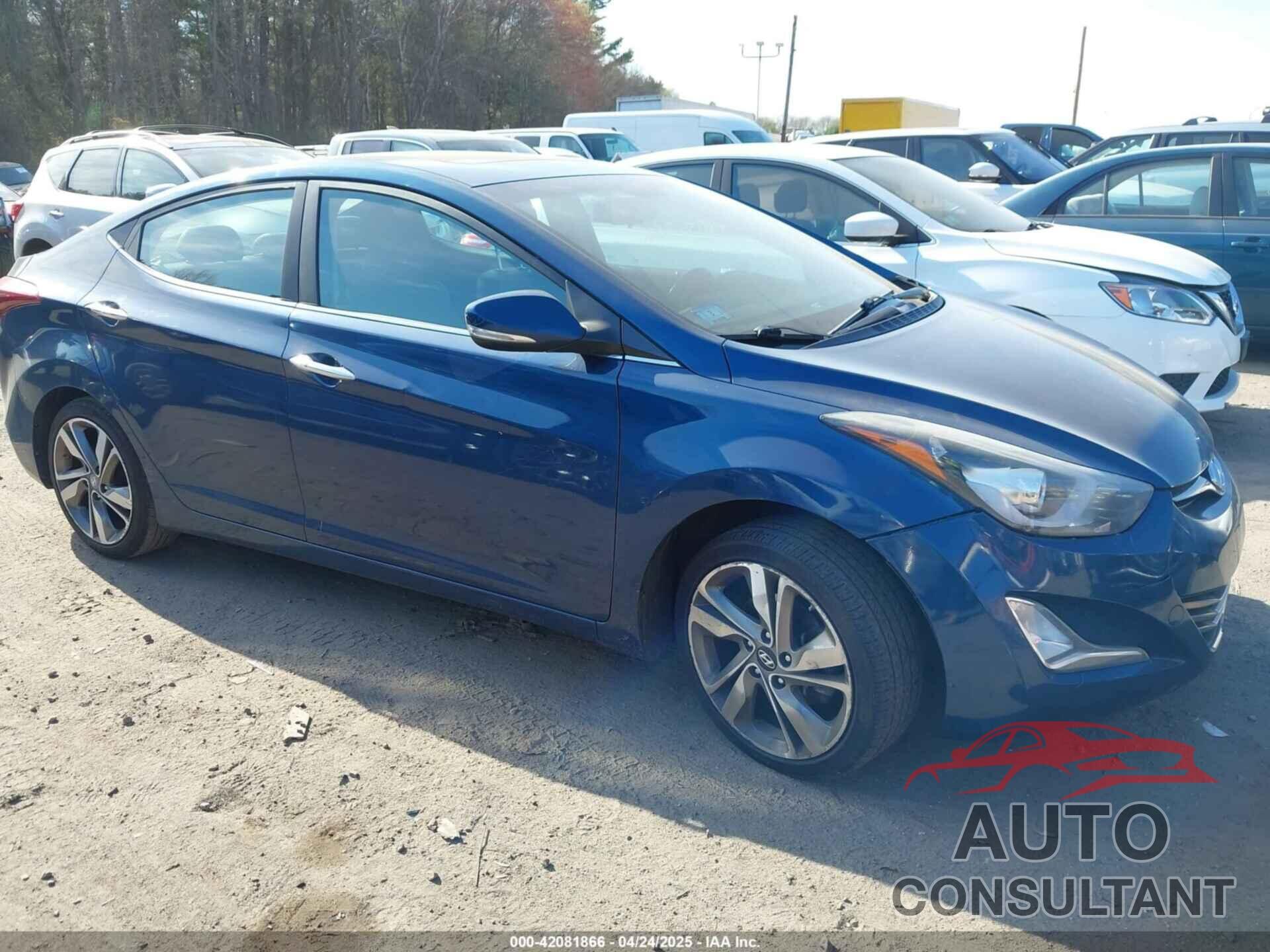 HYUNDAI ELANTRA 2015 - KMHDH4AE7FU227372
