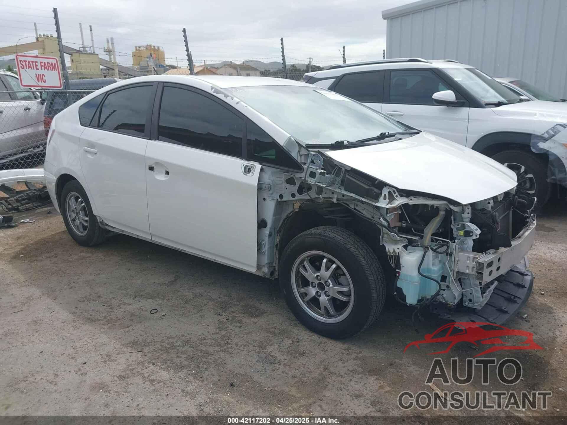 TOYOTA PRIUS 2011 - JTDKN3DU8B5361409