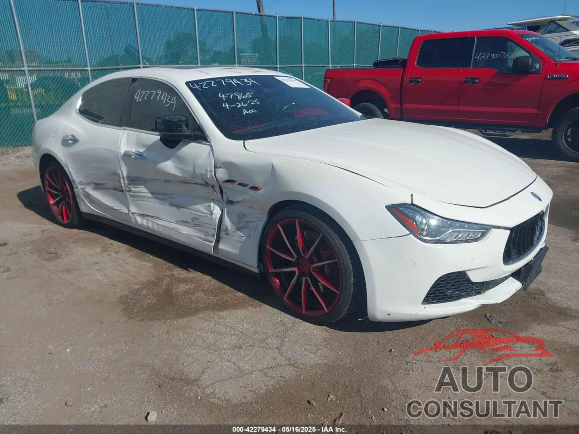 MASERATI GHIBLI 2015 - ZAM57RTAXF1145636