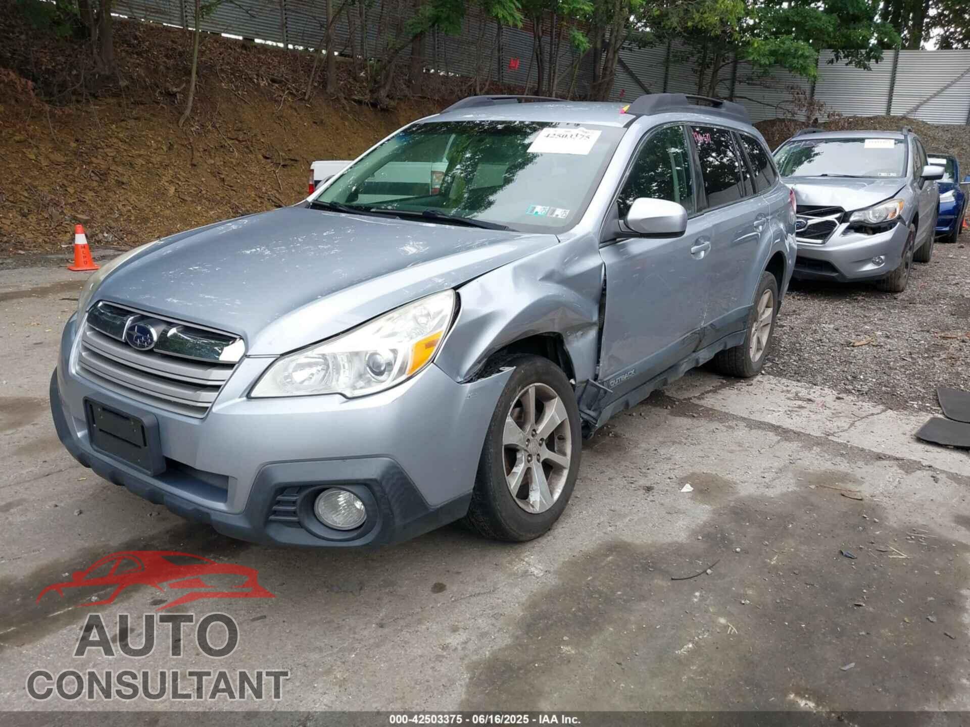SUBARU OUTBACK 2014 - 4S4BRBCC4E3304904