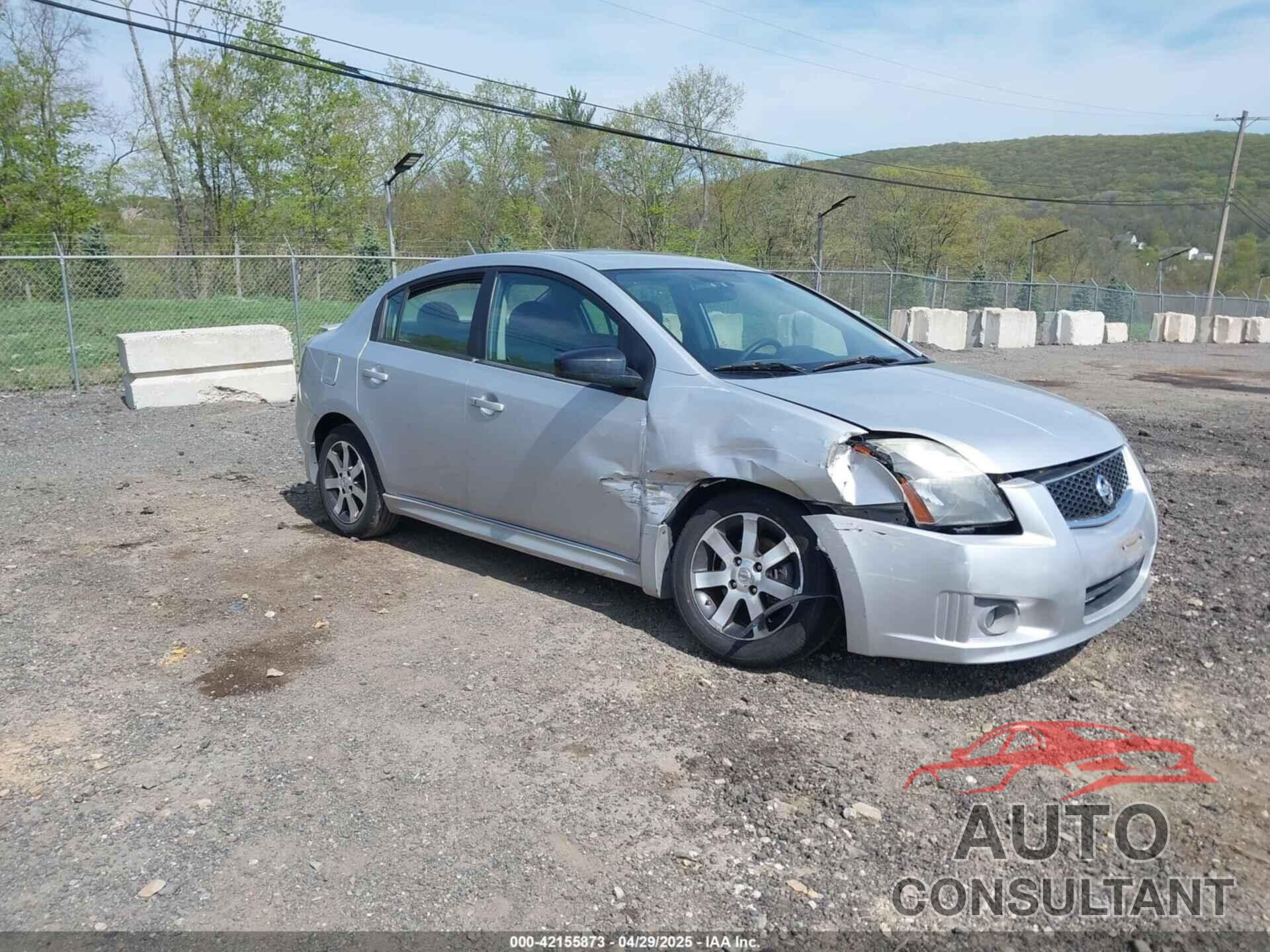 NISSAN SENTRA 2012 - 3N1AB6AP8CL736384