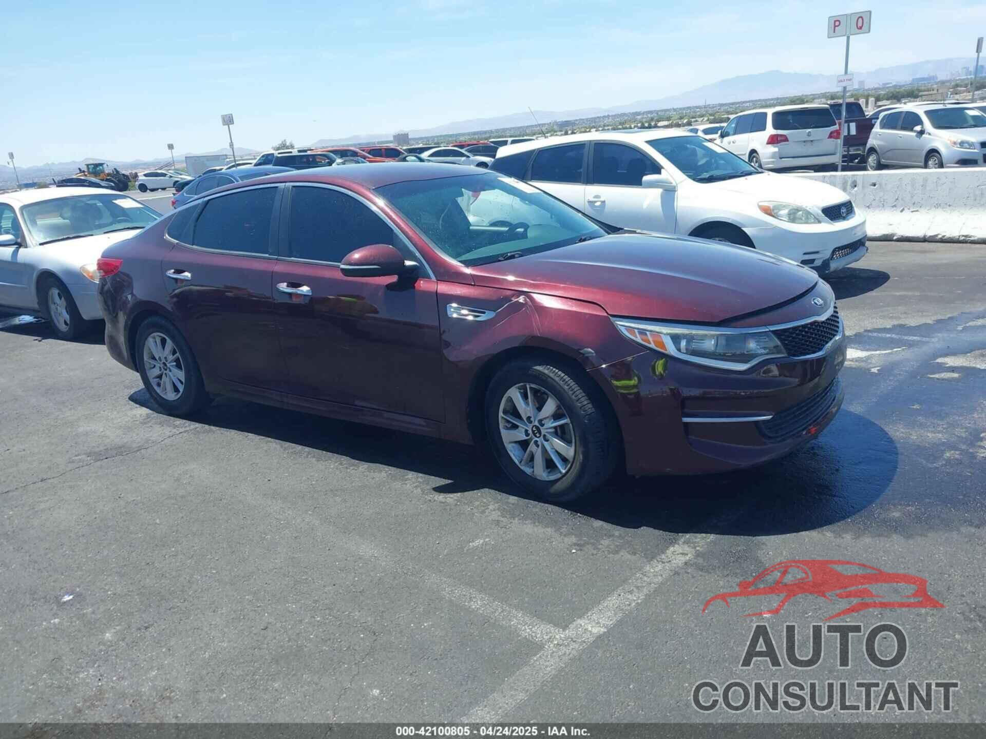KIA OPTIMA 2018 - 5XXGT4L36JG179485