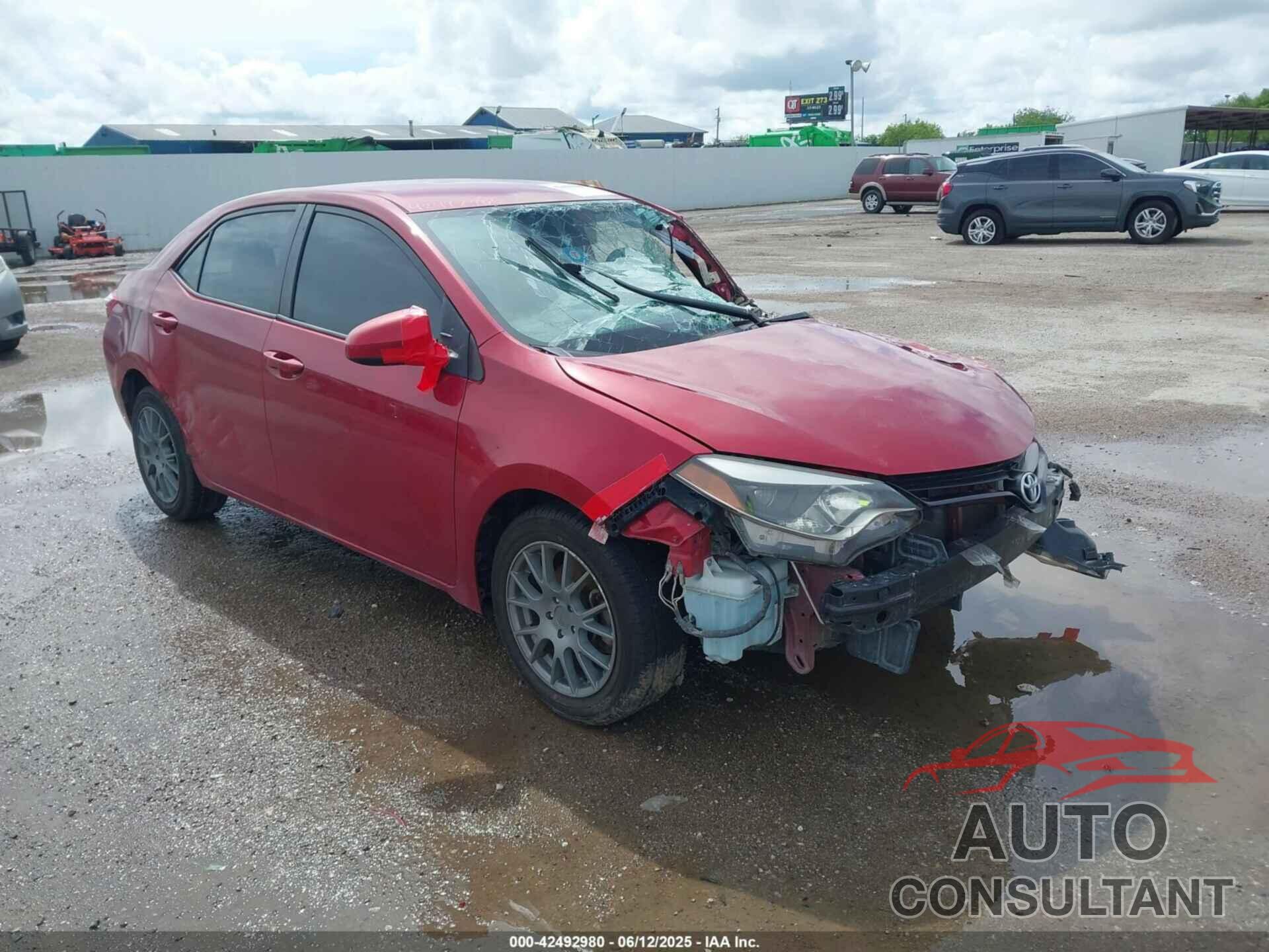 TOYOTA COROLLA 2014 - 5YFBURHE6EP009753