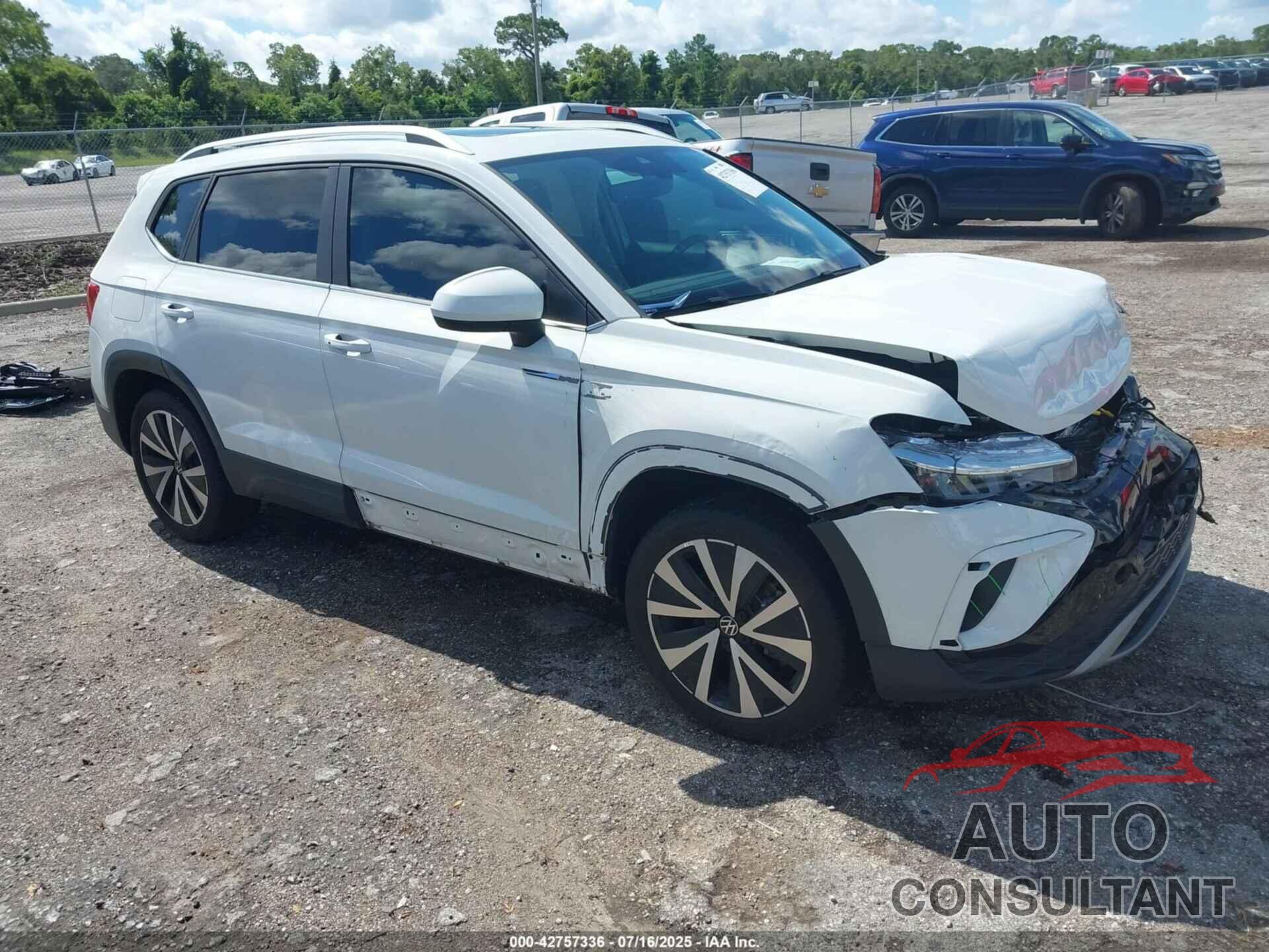 VOLKSWAGEN TAOS 2022 - 3VVLX7B28NM067290
