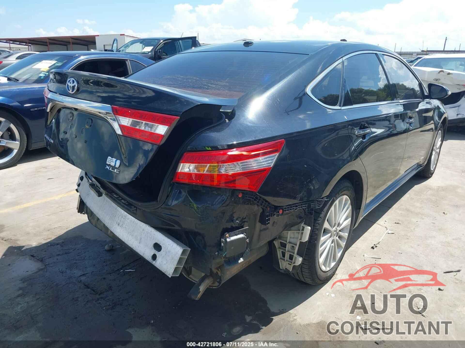 TOYOTA AVALON HYBRID 2013 - 4T1BD1EB8DU004871