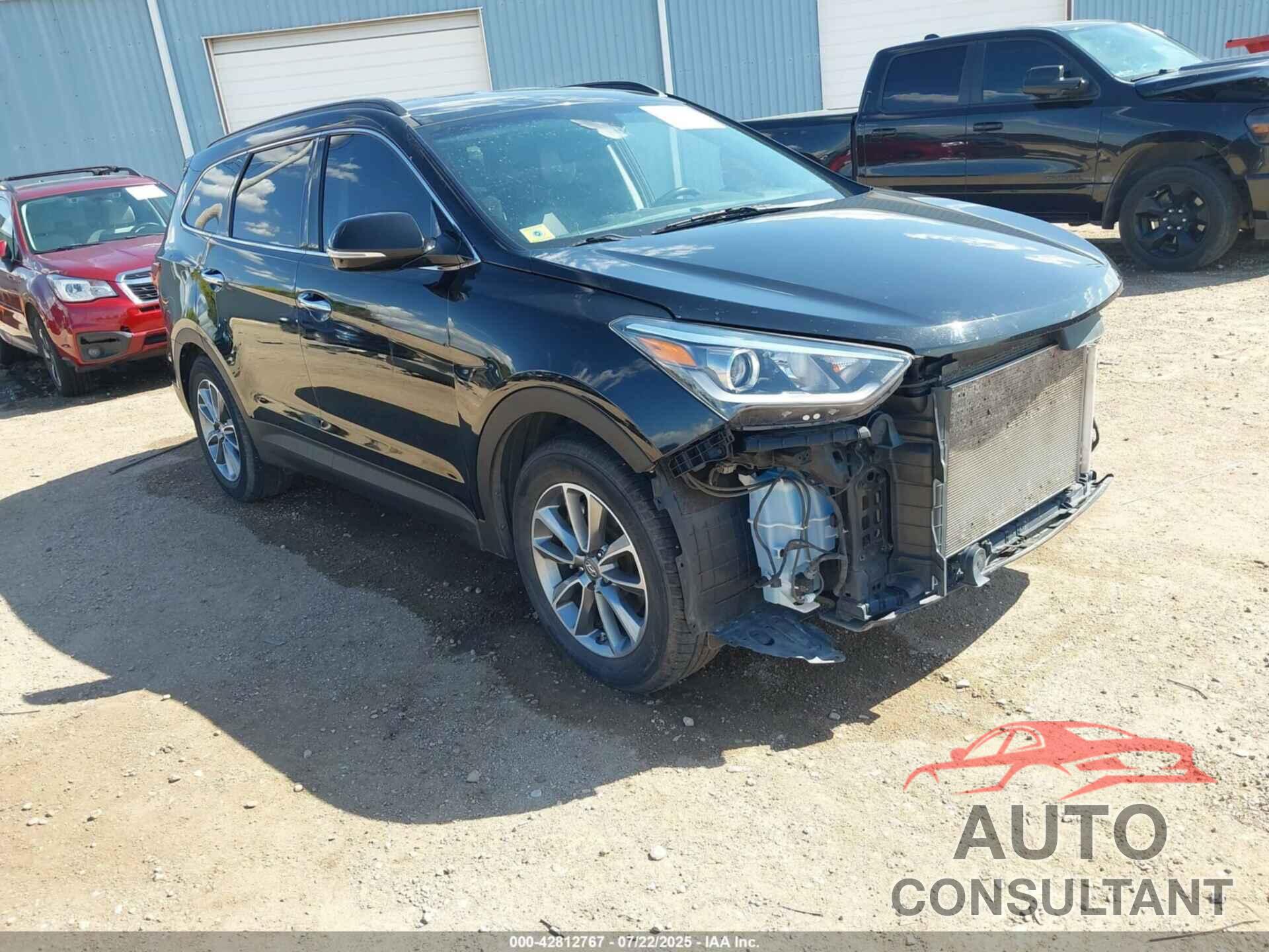 HYUNDAI SANTA FE 2017 - KM8SN4HF9HU226564