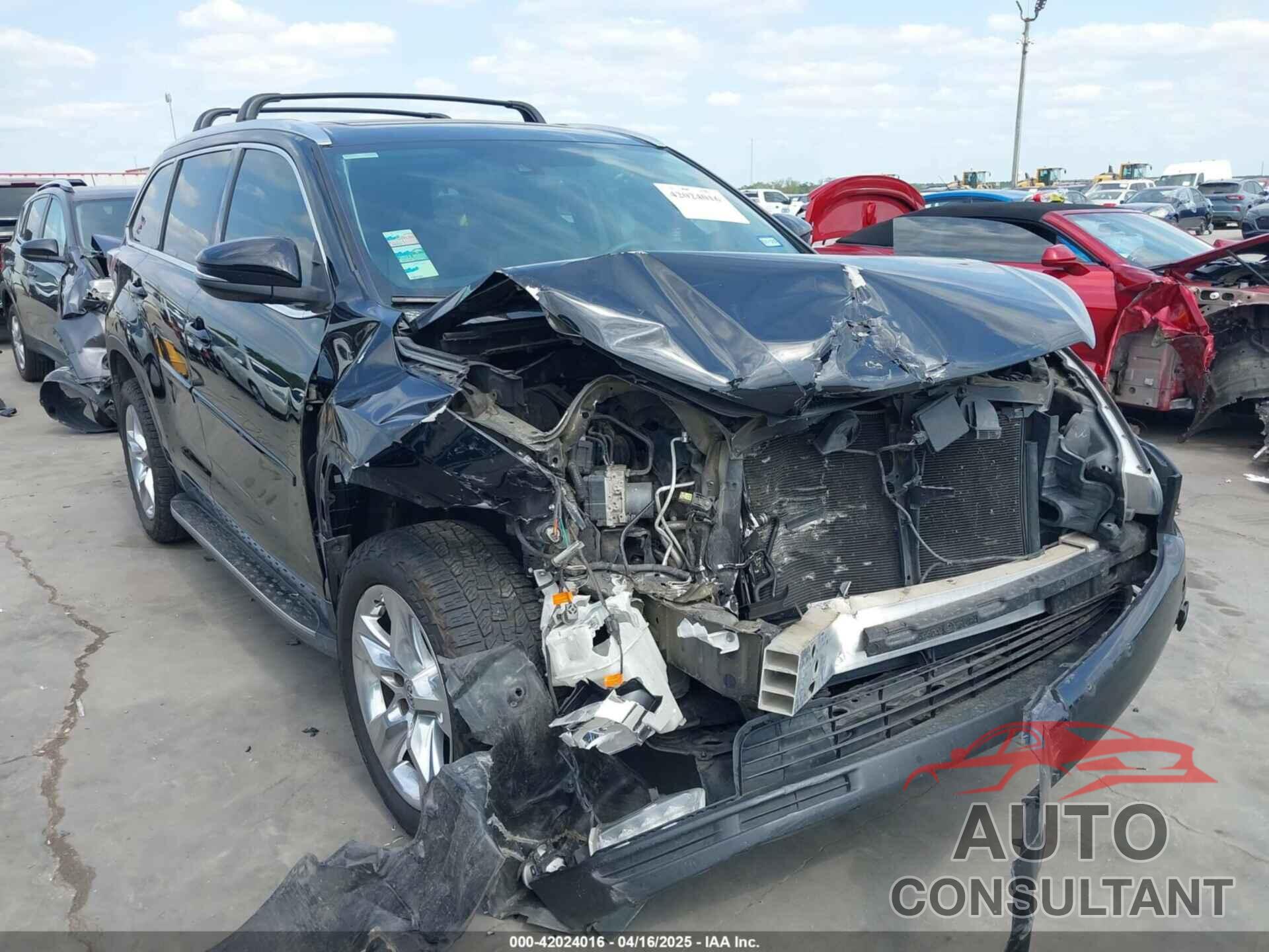 TOYOTA HIGHLANDER 2015 - 5TDDKRFH8FS213331