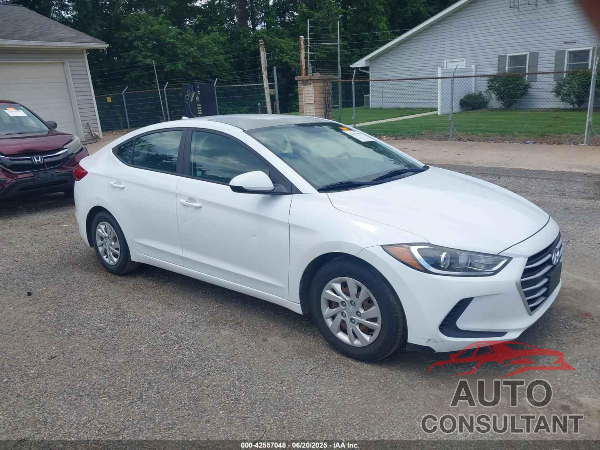 HYUNDAI ELANTRA 2017 - 5NPD74LF6HH164114