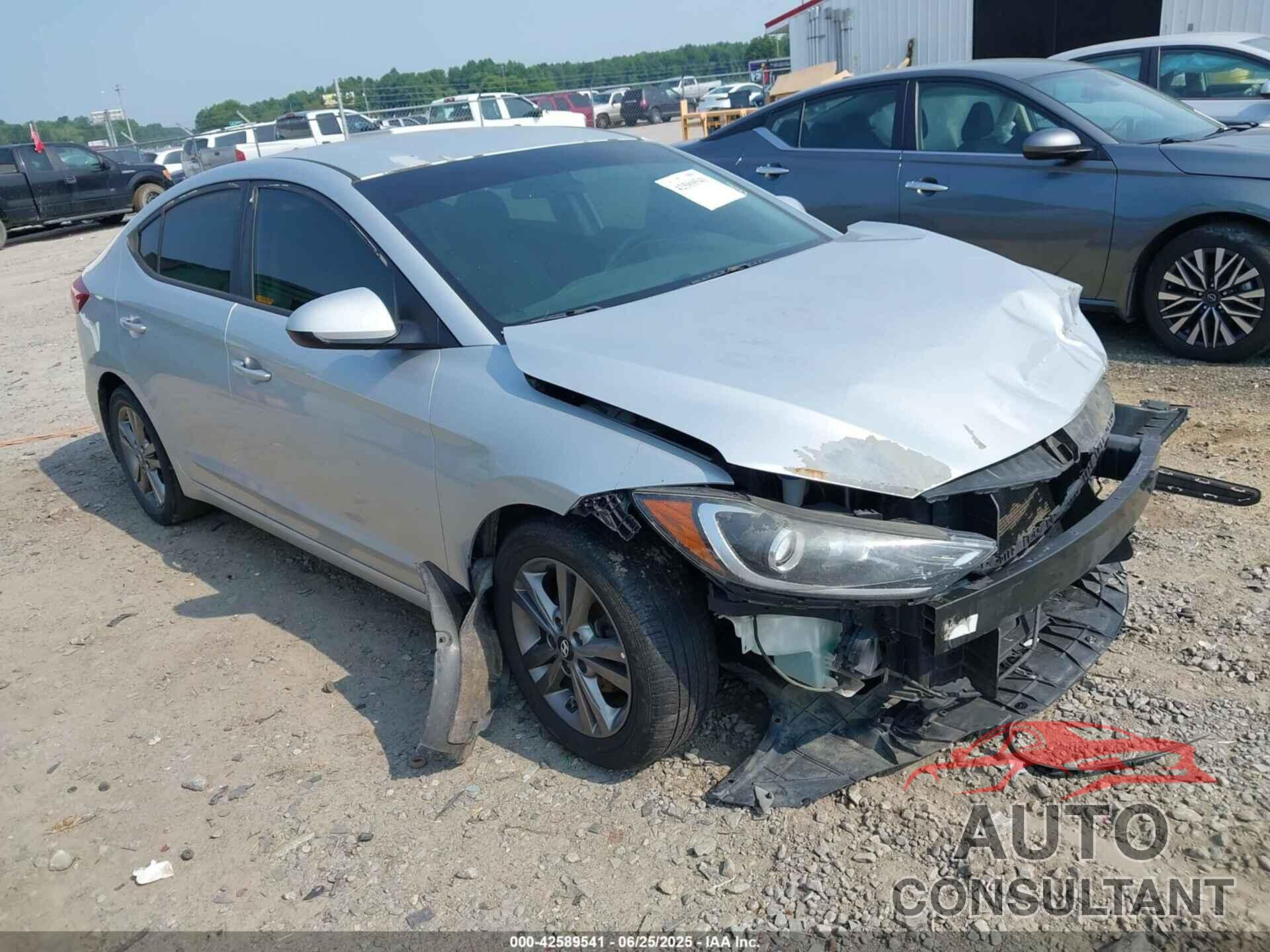 HYUNDAI ELANTRA 2017 - 5NPD84LF8HH205467