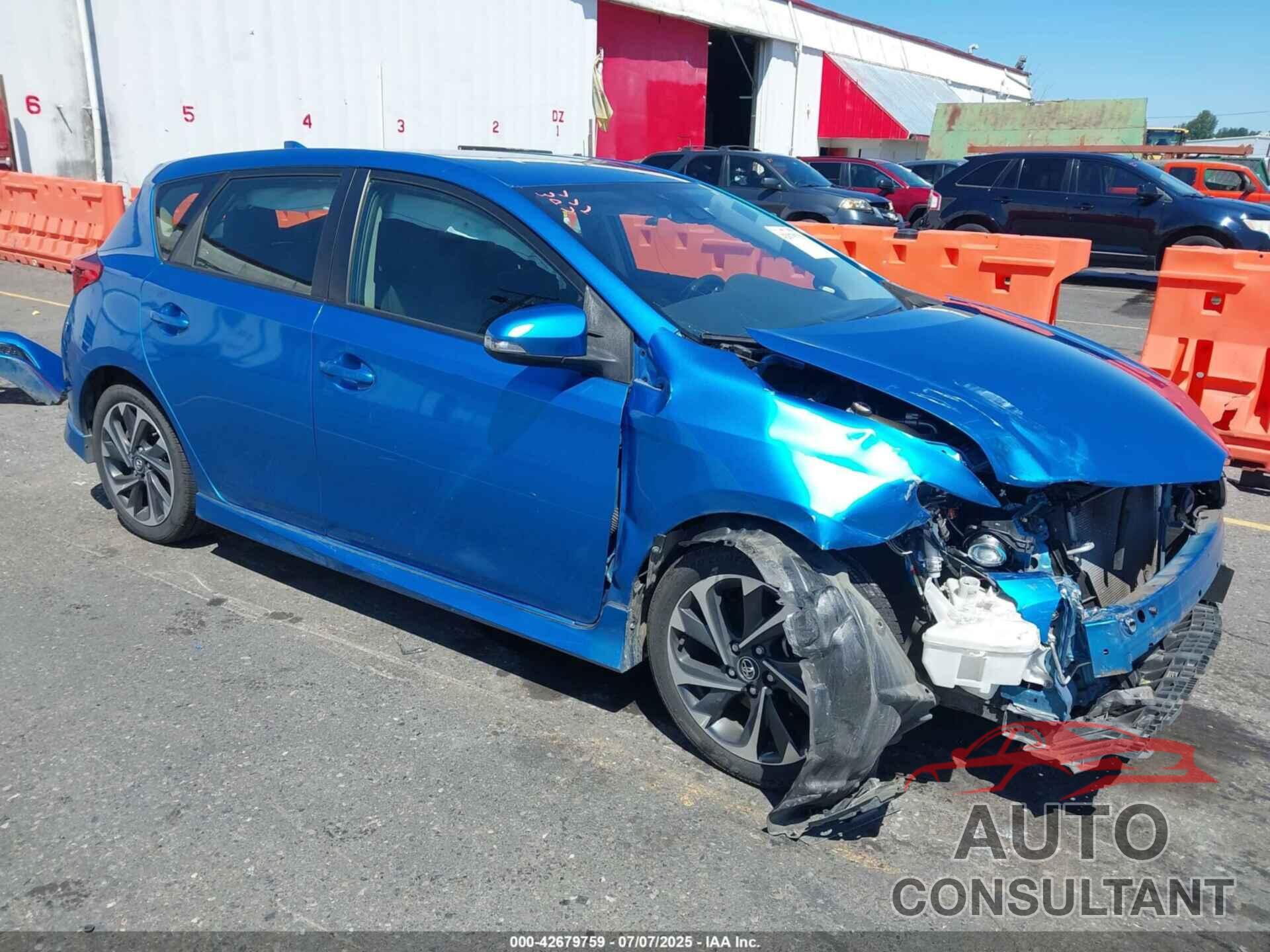 TOYOTA COROLLA IM 2018 - JTNKARJEXJJ554397