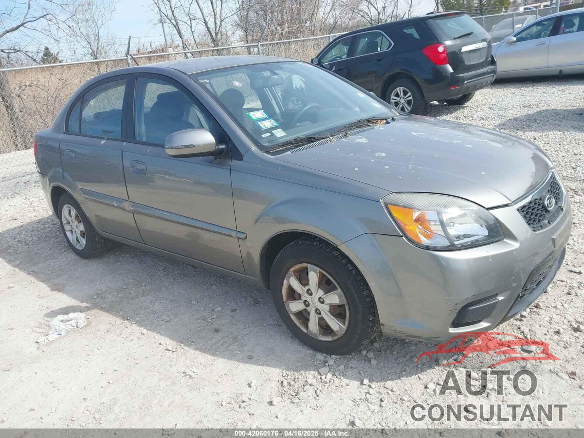 KIA RIO 2011 - KNADH4A39B6923388