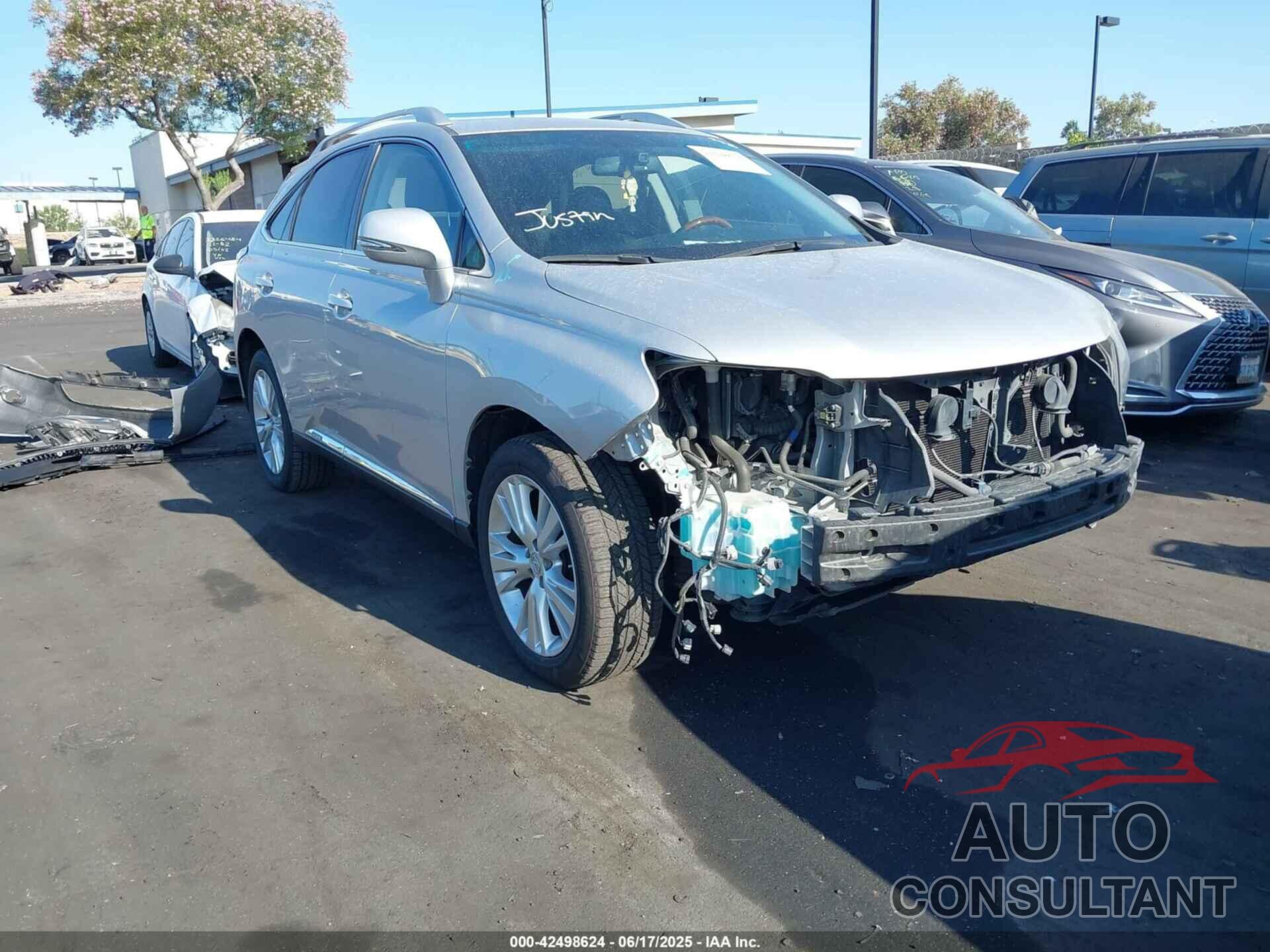 LEXUS RX 450H 2010 - JTJBC1BA4A2004972