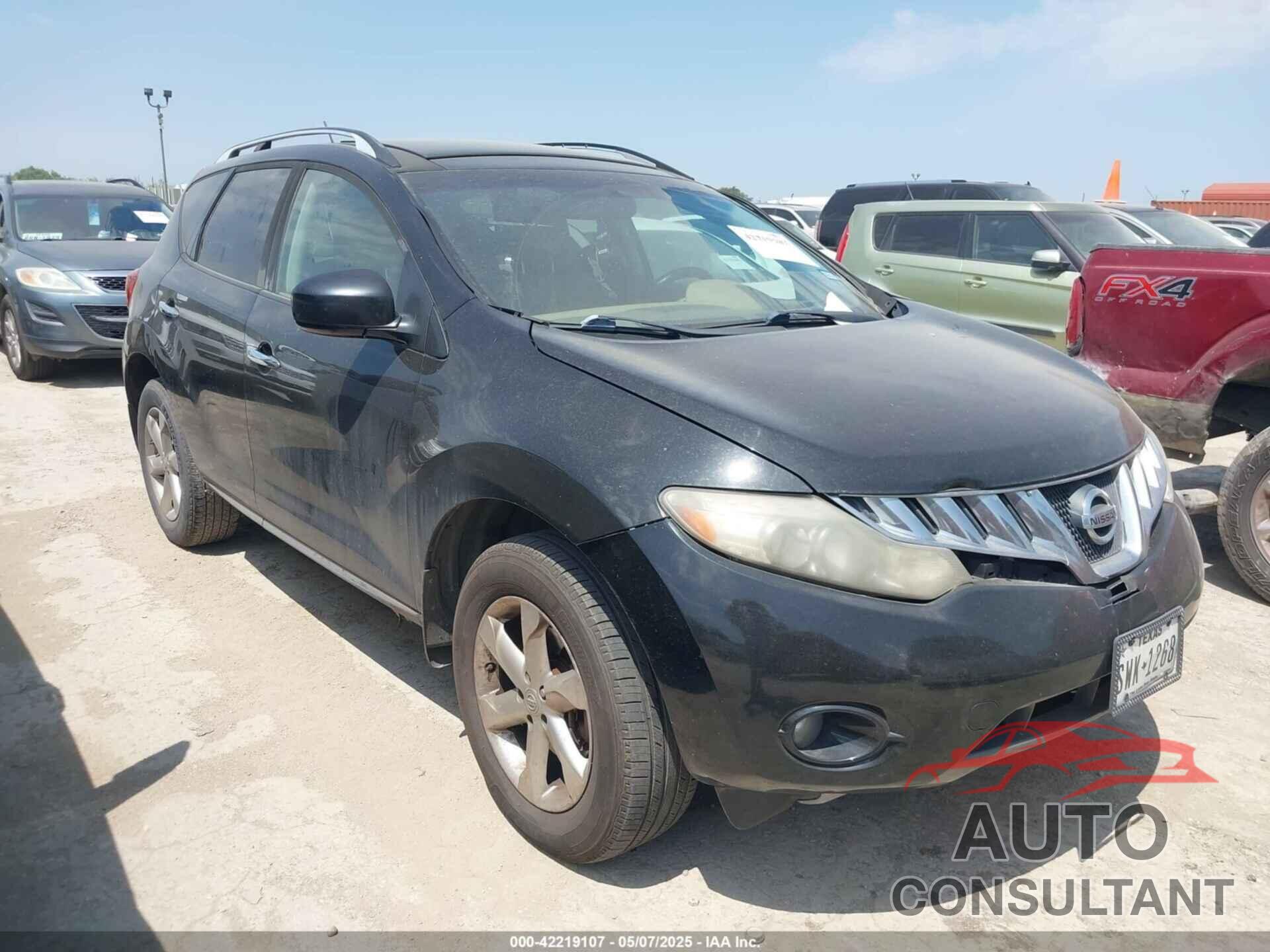 NISSAN MURANO 2010 - JN8AZ1MU1AW012576