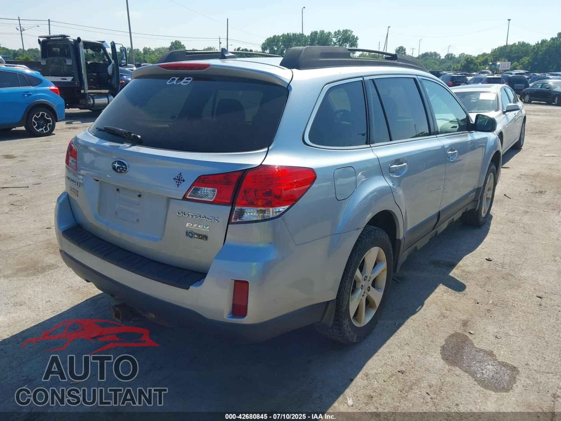 SUBARU OUTBACK 2014 - 4S4BRBDC2E3291438