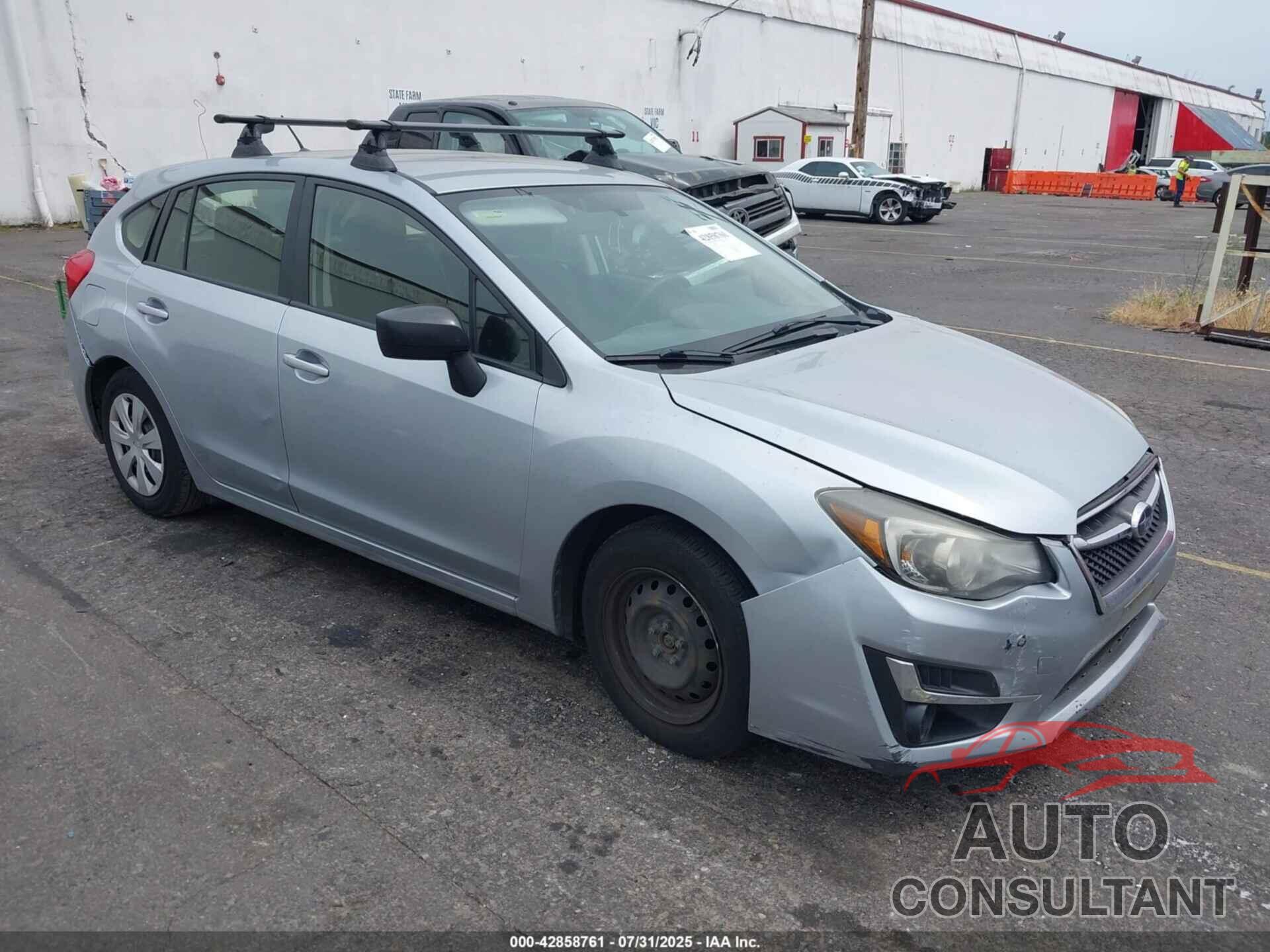 SUBARU IMPREZA 2015 - JF1GPAA60FH277587