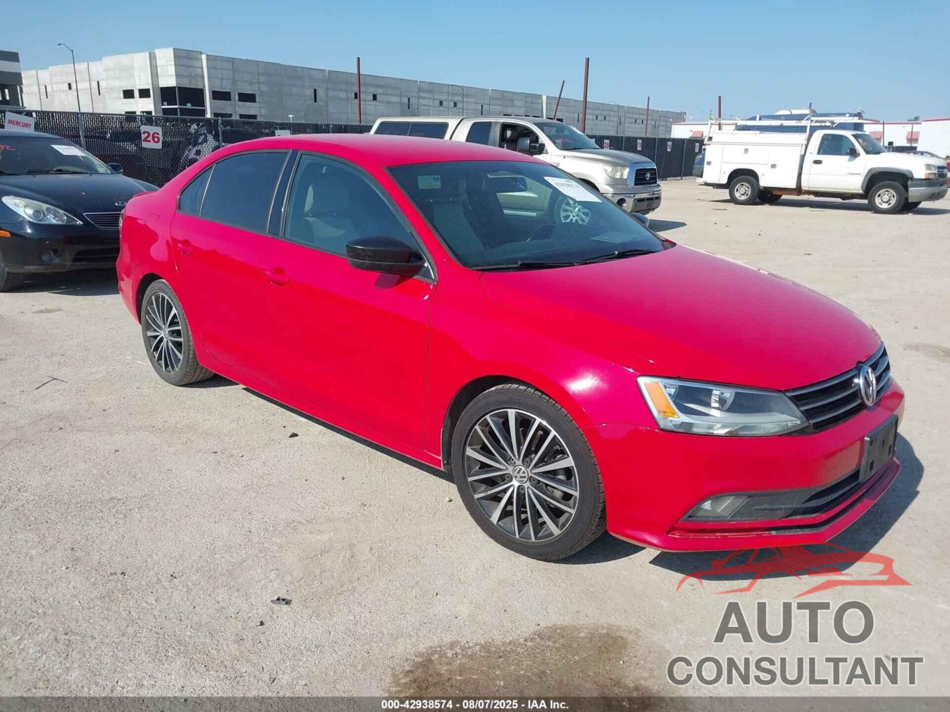 VOLKSWAGEN JETTA 2015 - 3VWD17AJ6FM215996
