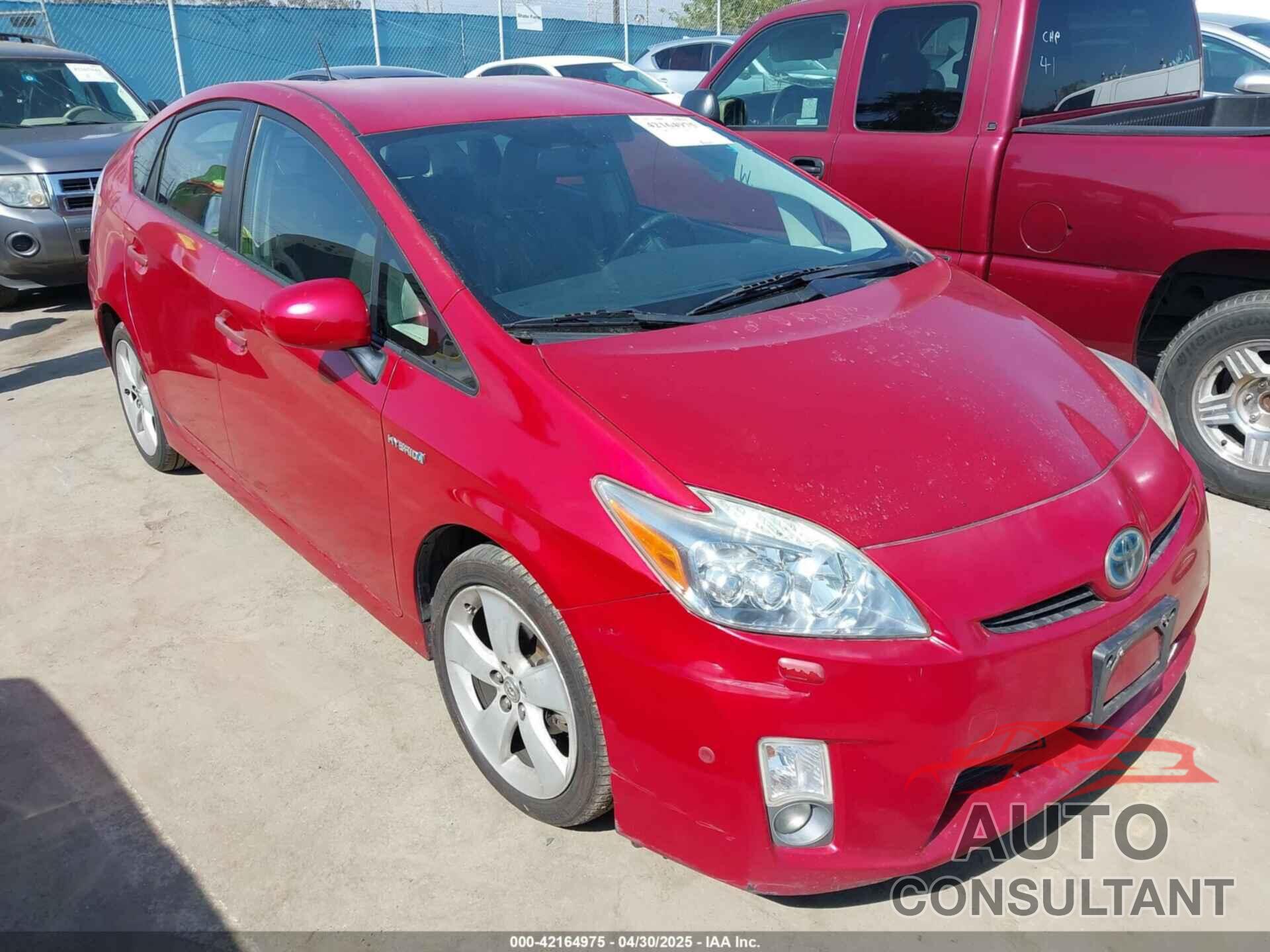 TOYOTA PRIUS 2010 - JTDKN3DU7A0167448
