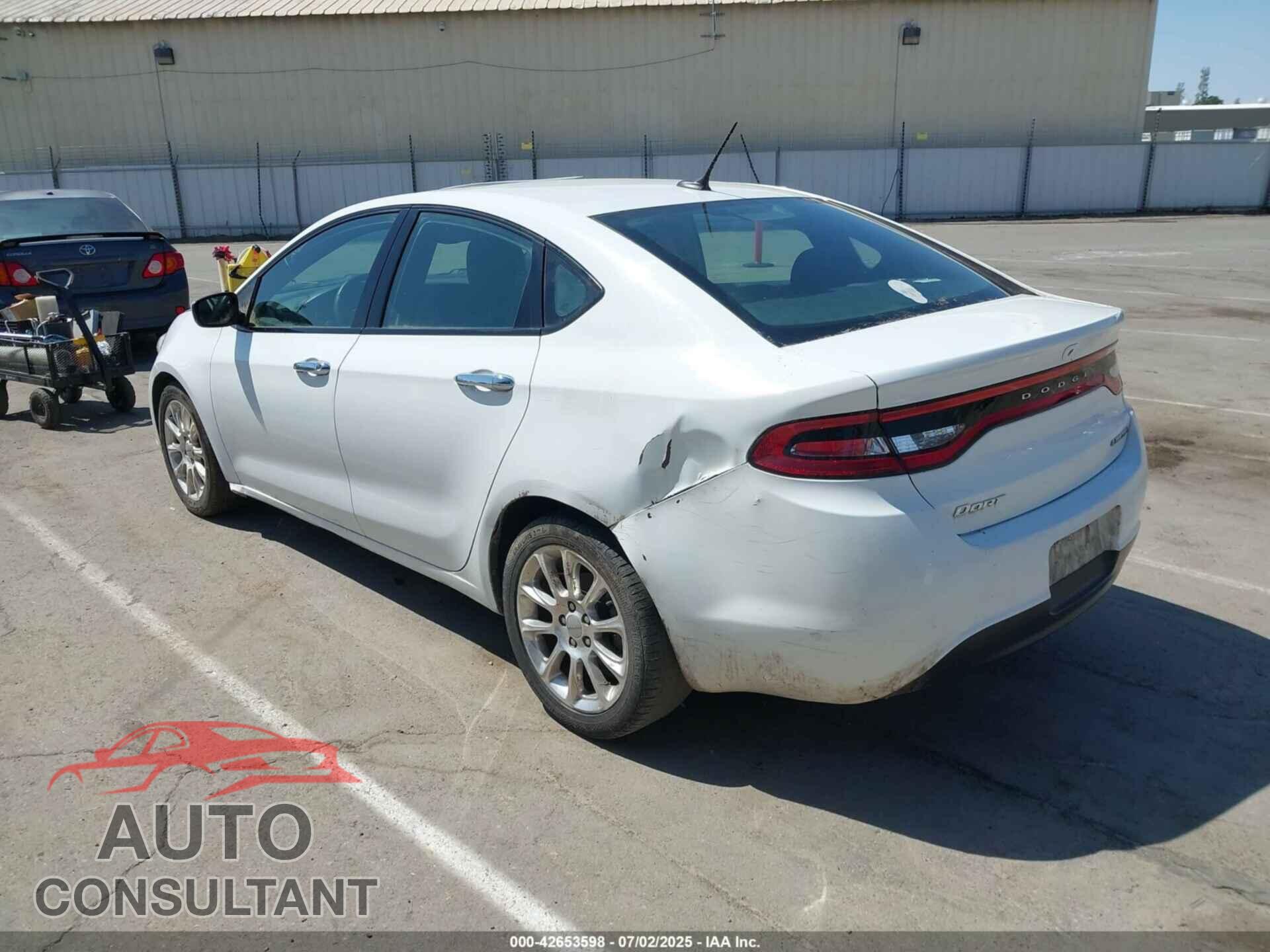 DODGE DART 2013 - 1C3CDFCA4DD147580