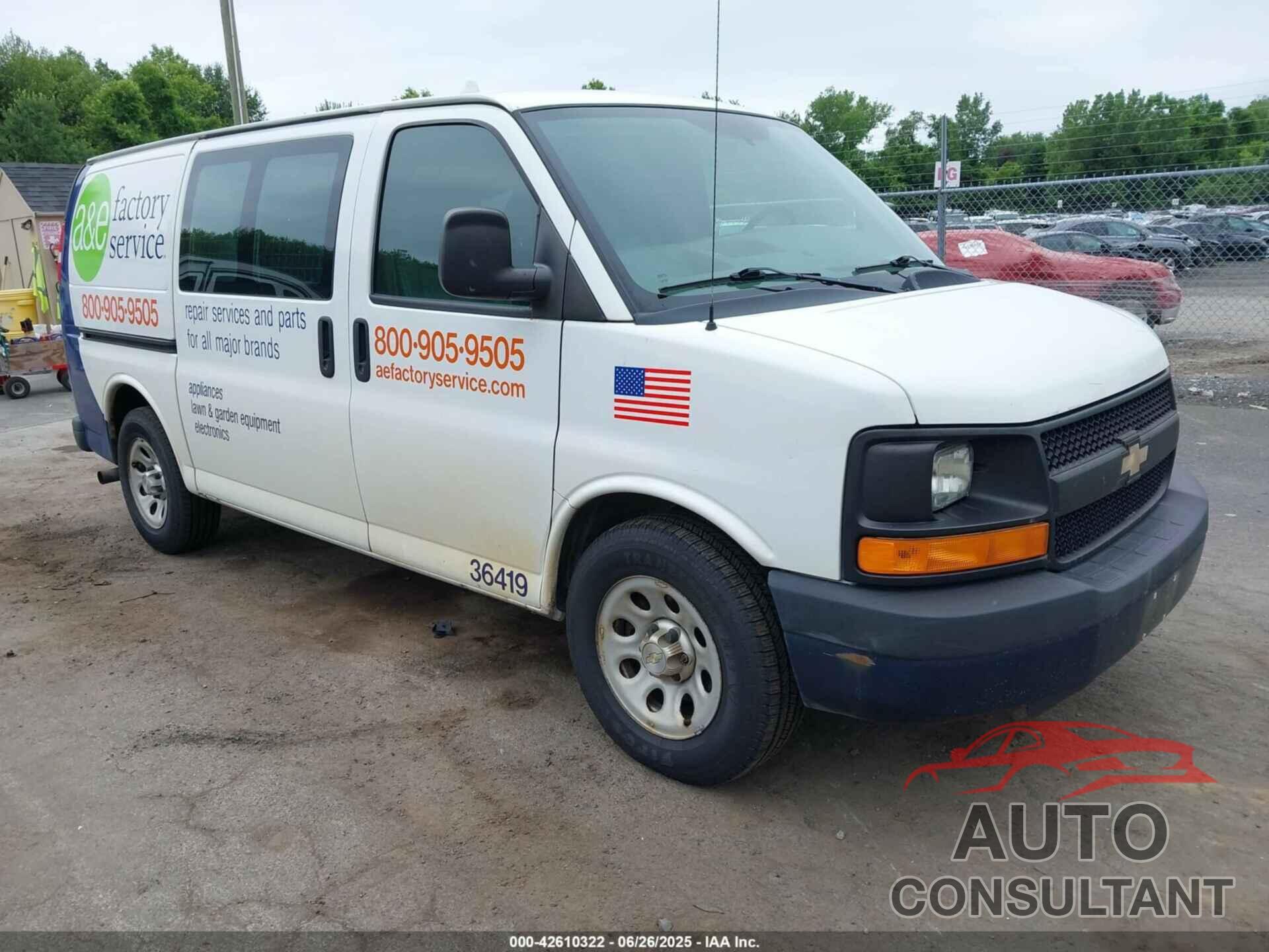CHEVROLET EXPRESS 1500 2013 - 1GCSGAFX7D1162349