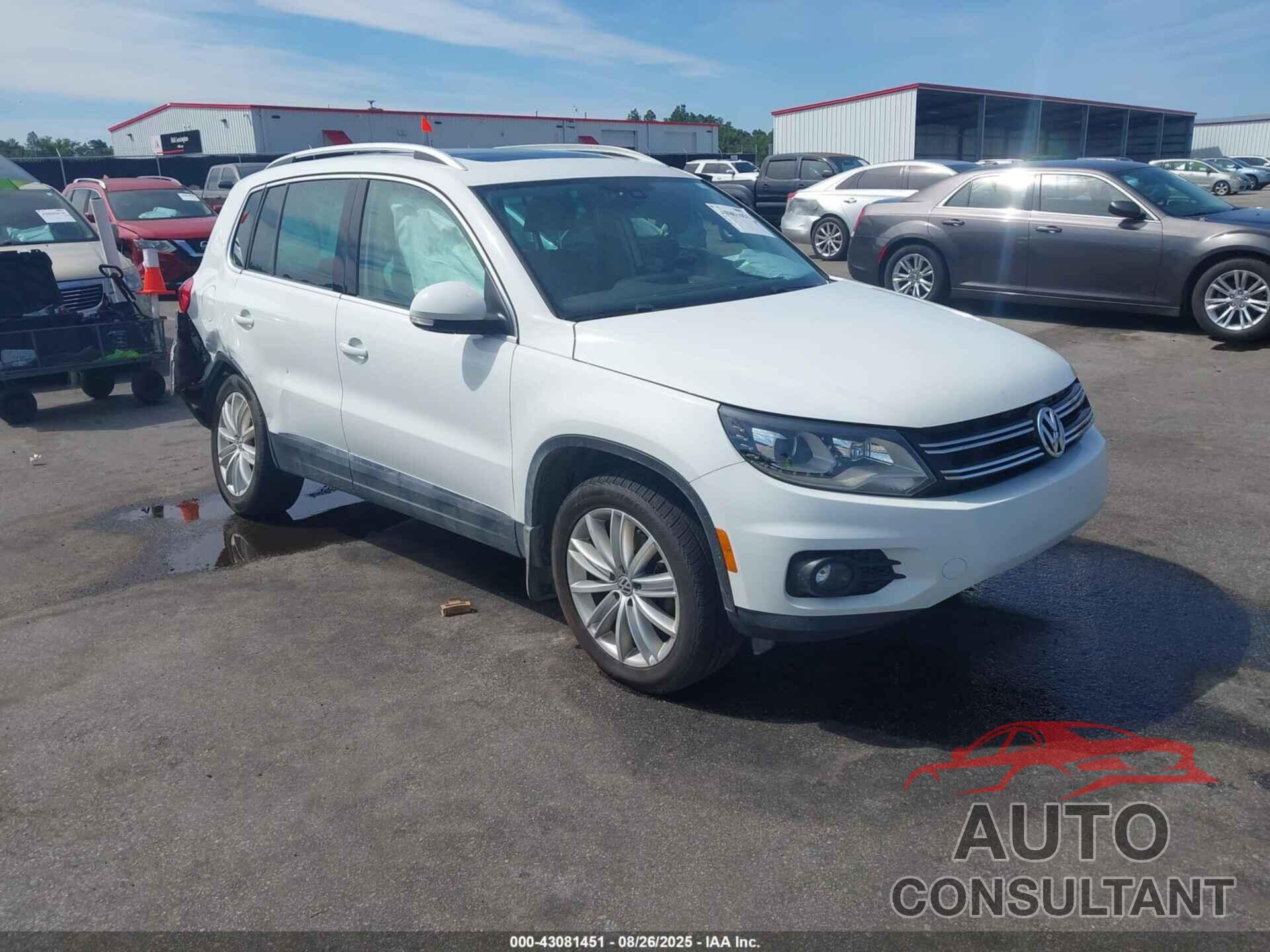 VOLKSWAGEN TIGUAN 2016 - WVGBV7AX3GW615028