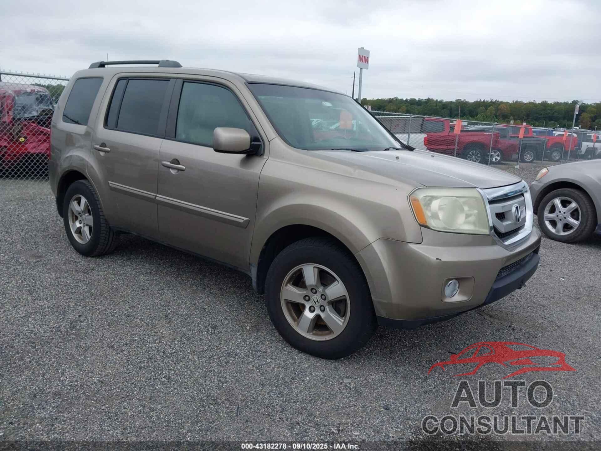 HONDA PILOT 2009 - 5FNYF48509B033619