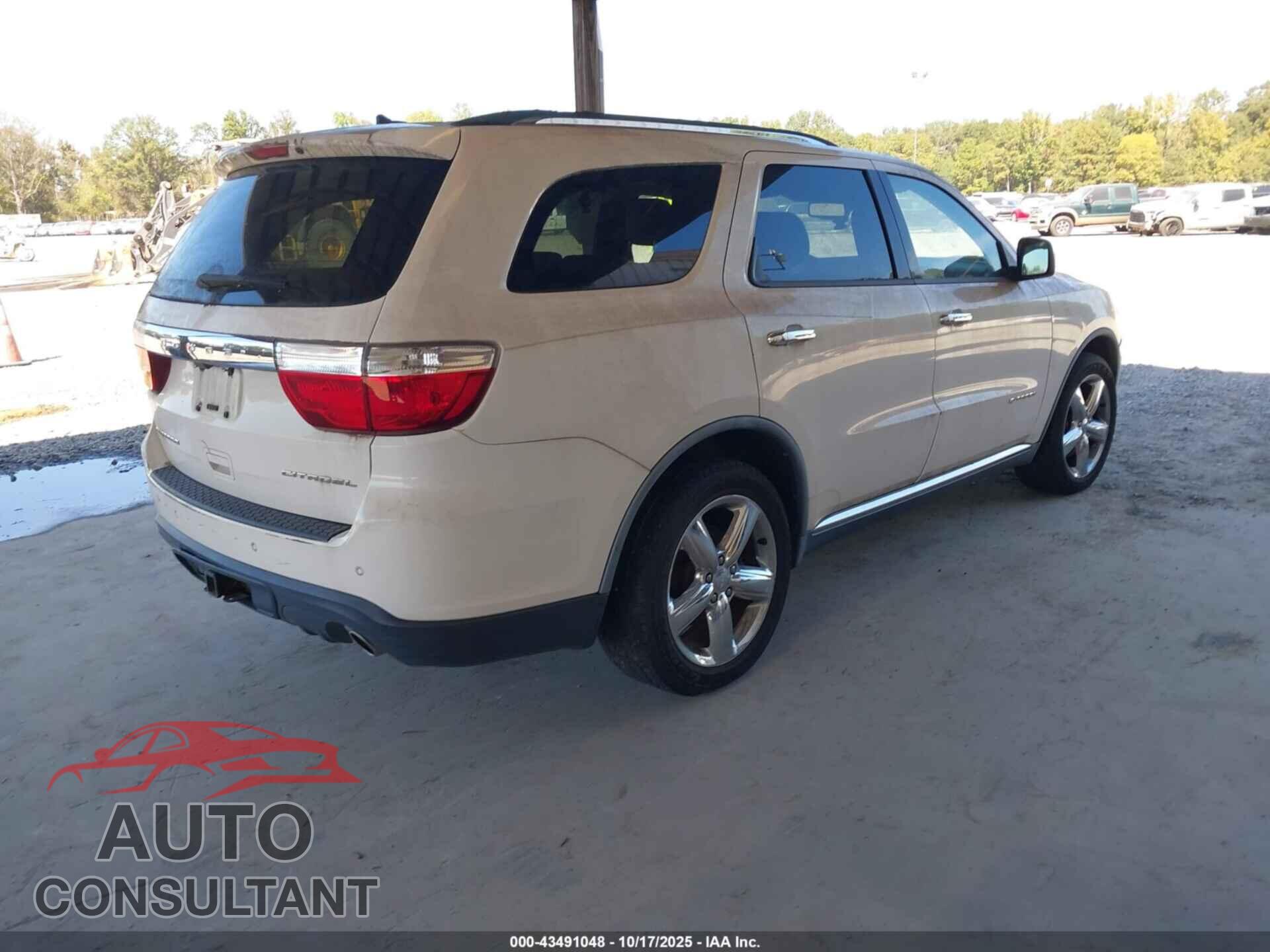 DODGE DURANGO 2011 - 1D4SD5GT6BC663927