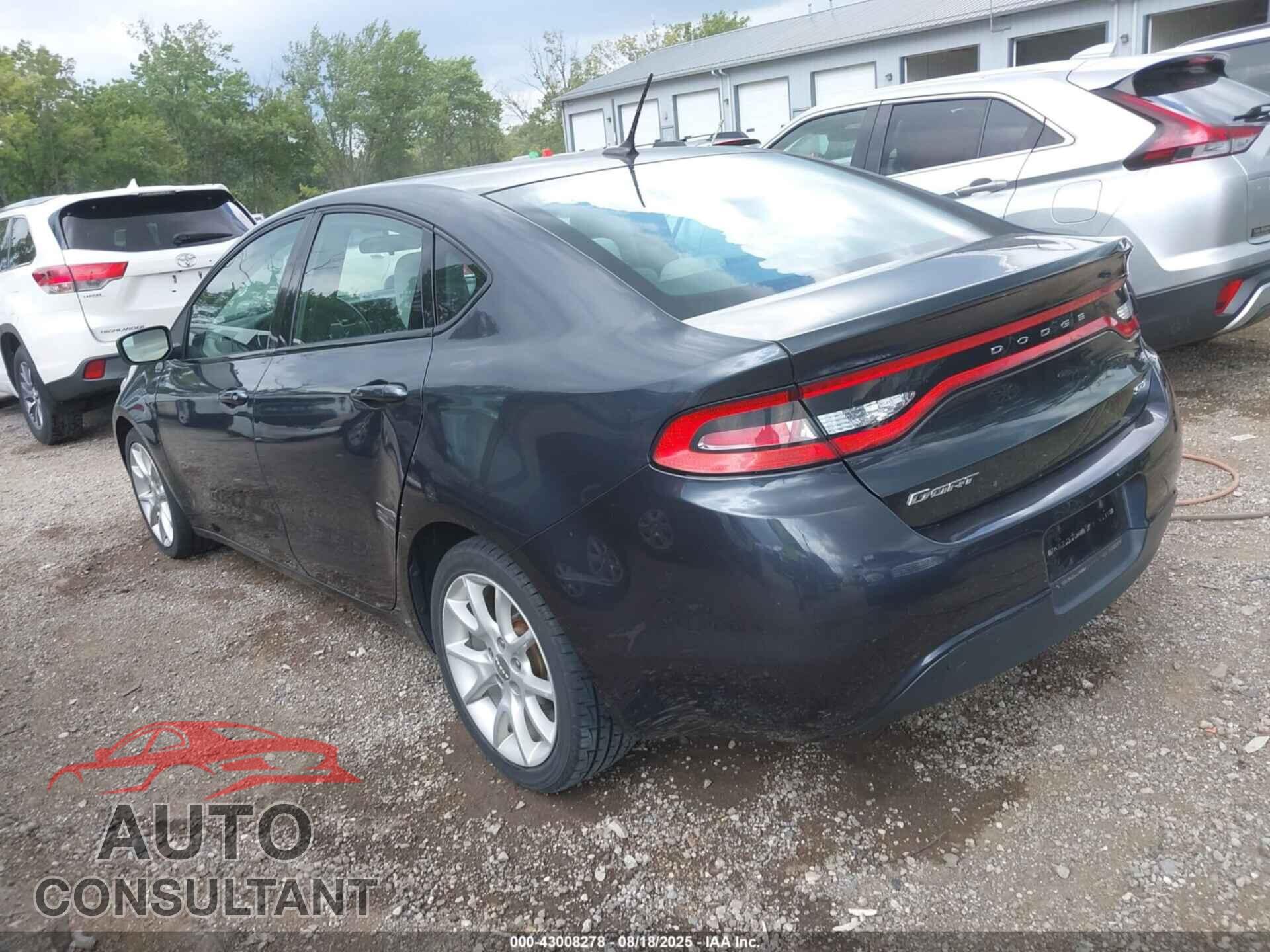 DODGE DART 2013 - 1C3CDFBA7DD321157